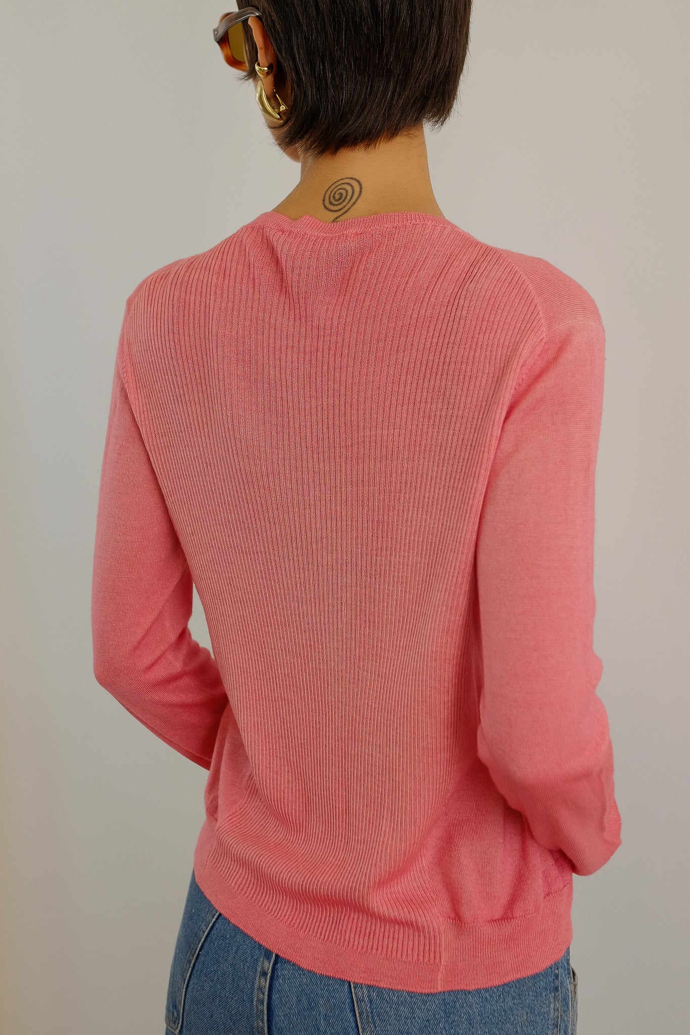 PRADA SILK KNIT CARDI