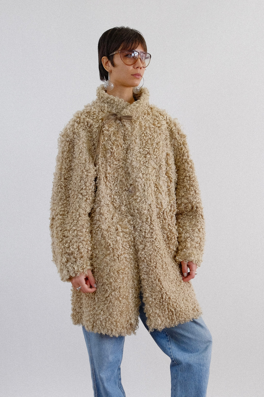 REVERSIBLE SHEARLING FUR COAT (ON HOLD)