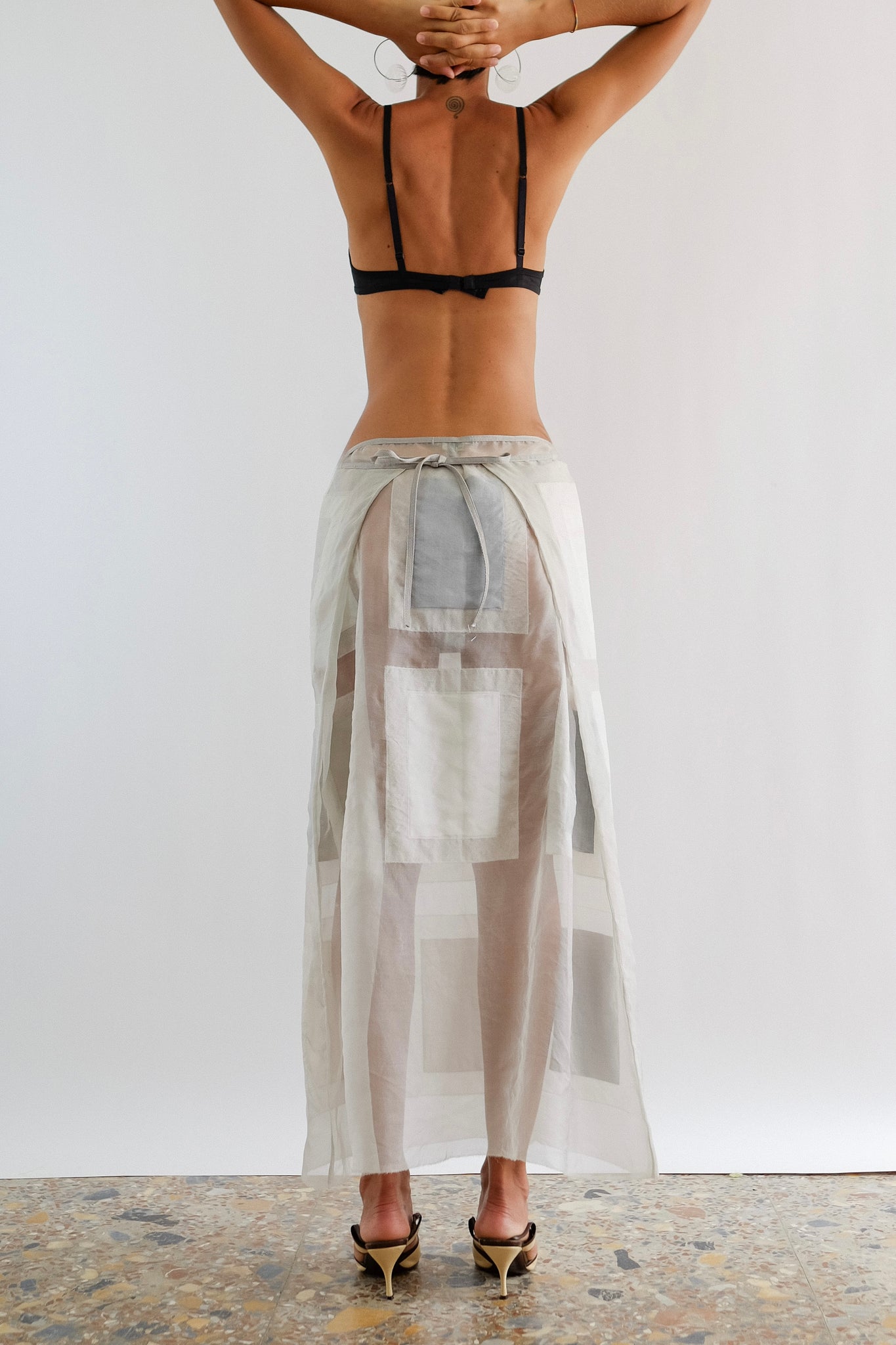 MARITHÉ FRANÇOIS ET GIRBAUD GEOMETRIC TRANSFORMABLE SKIRT