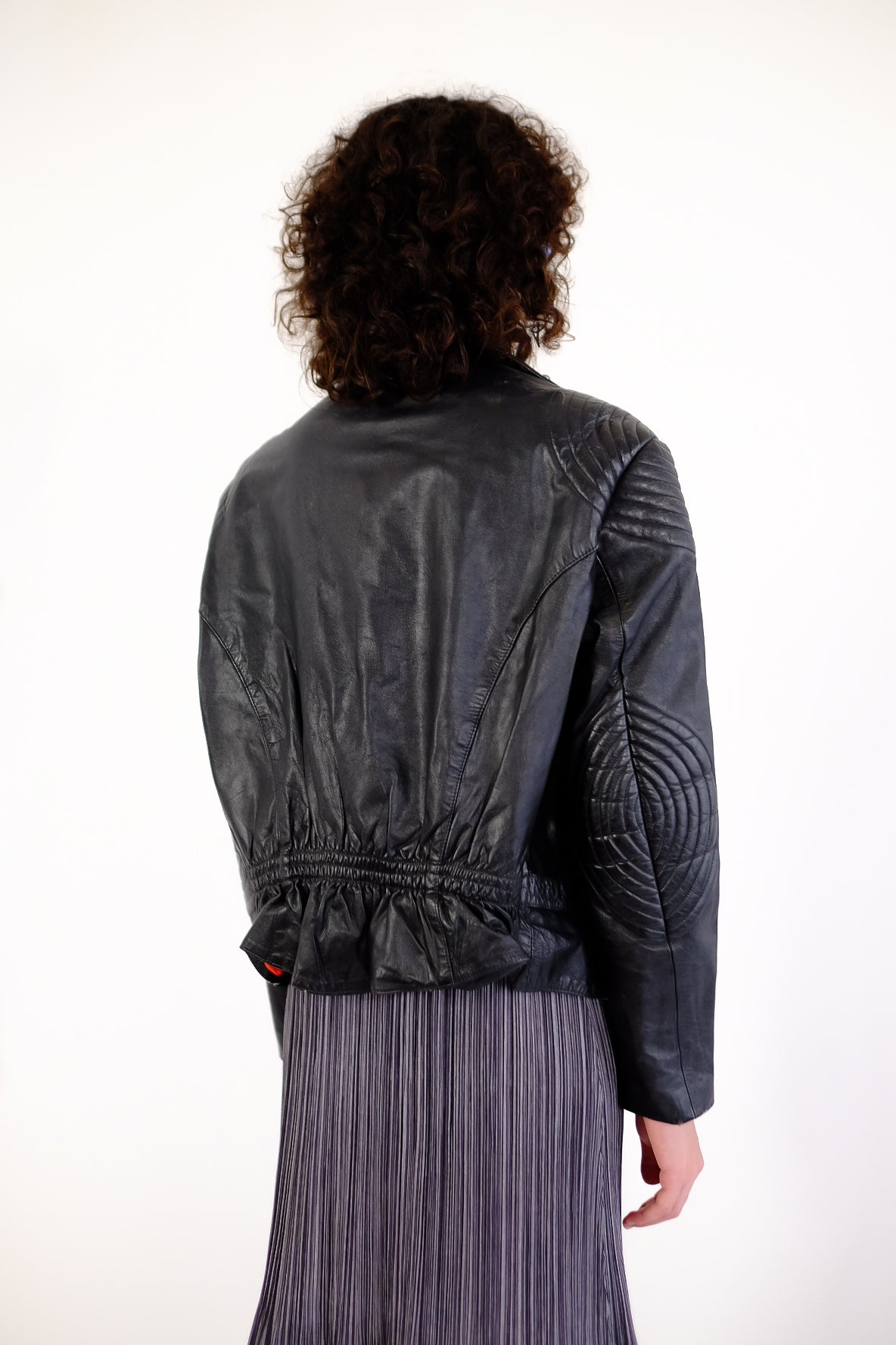 LEATHER QUILTED MOTO JACKET