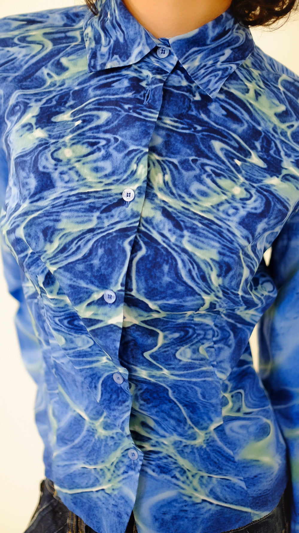 CAVALLI POOL PRINT SHIRT