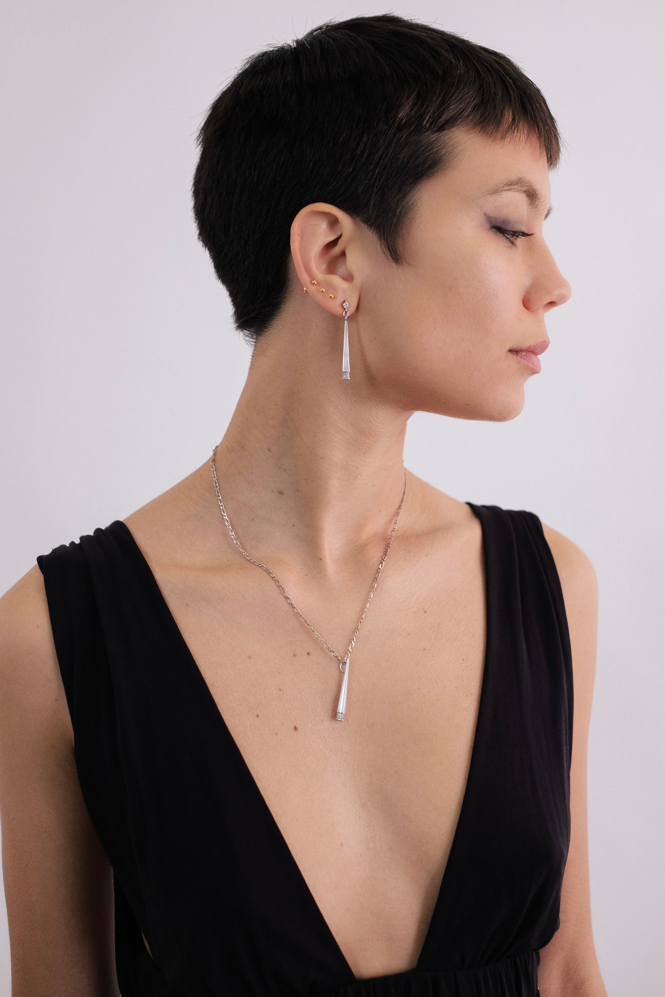 925 STERLING SILVER SET ATTRIBUTED TO GUY LAROCHE