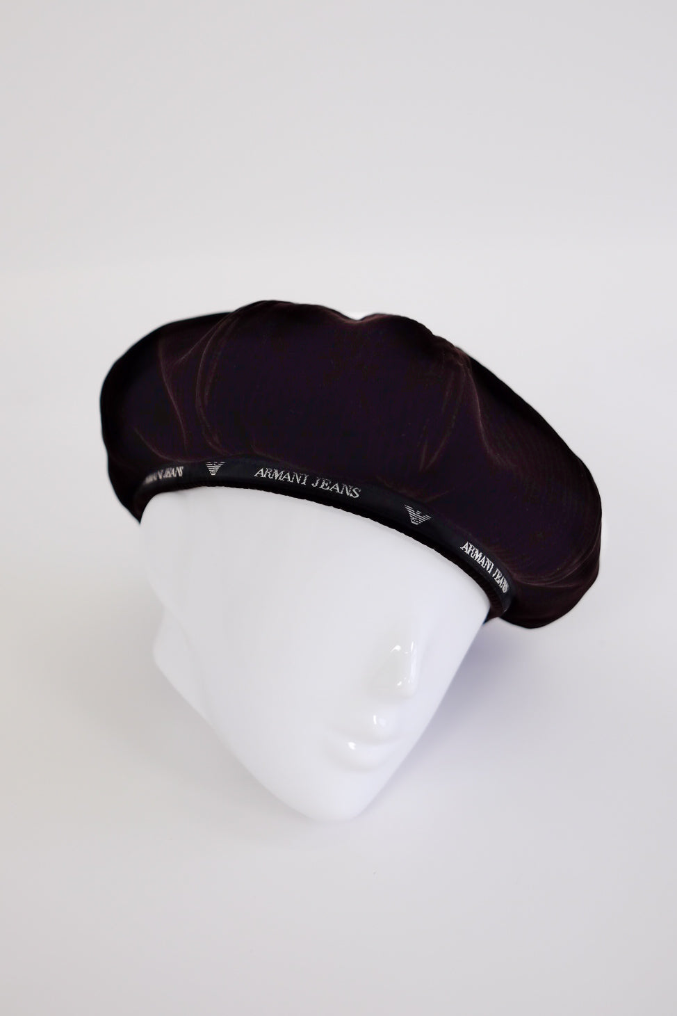 ARMANI VELVET CORD BERET