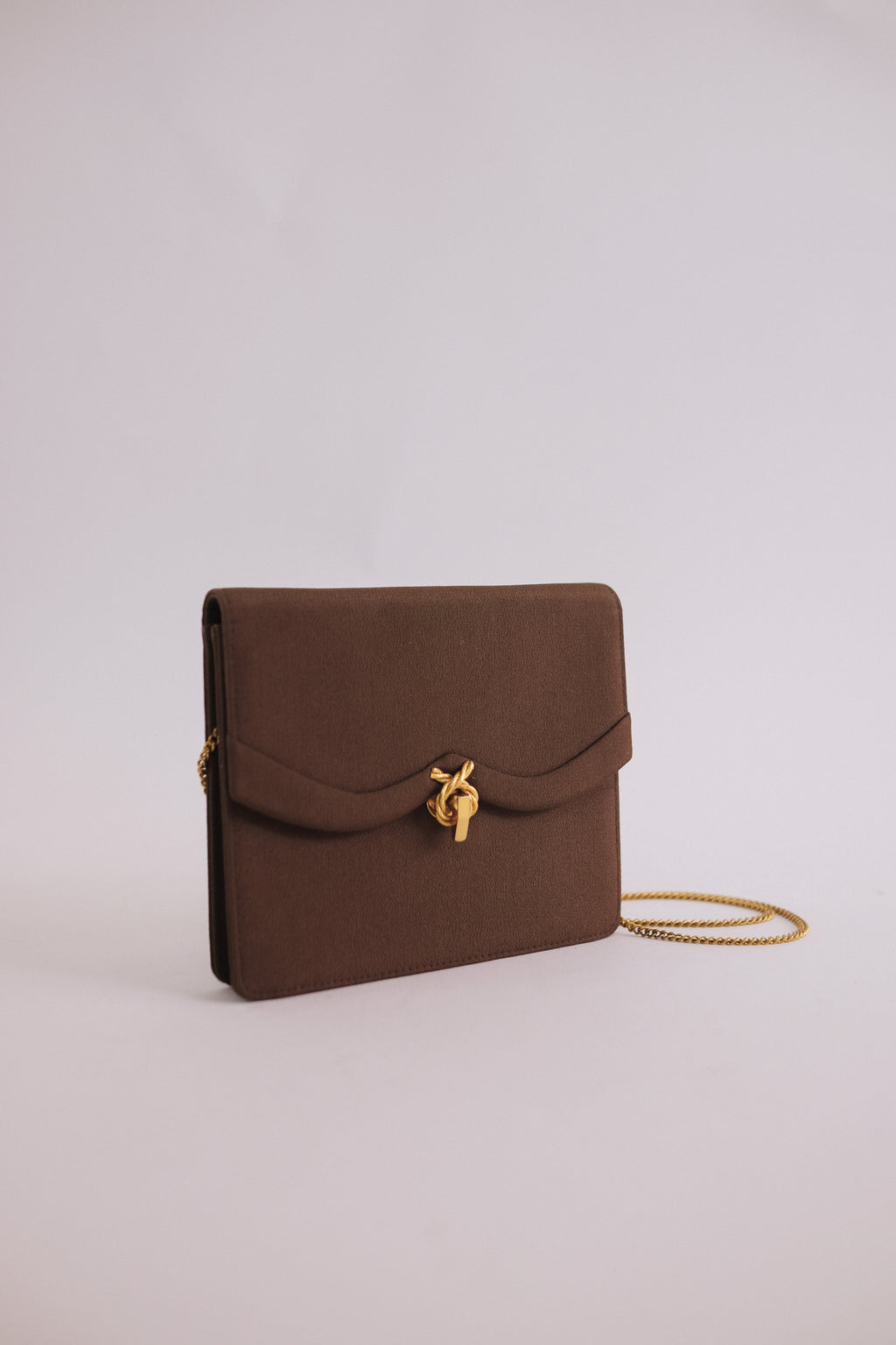 1950S FRANZI FIRENZE DEADSTOCK MINI BAG IN BROWN