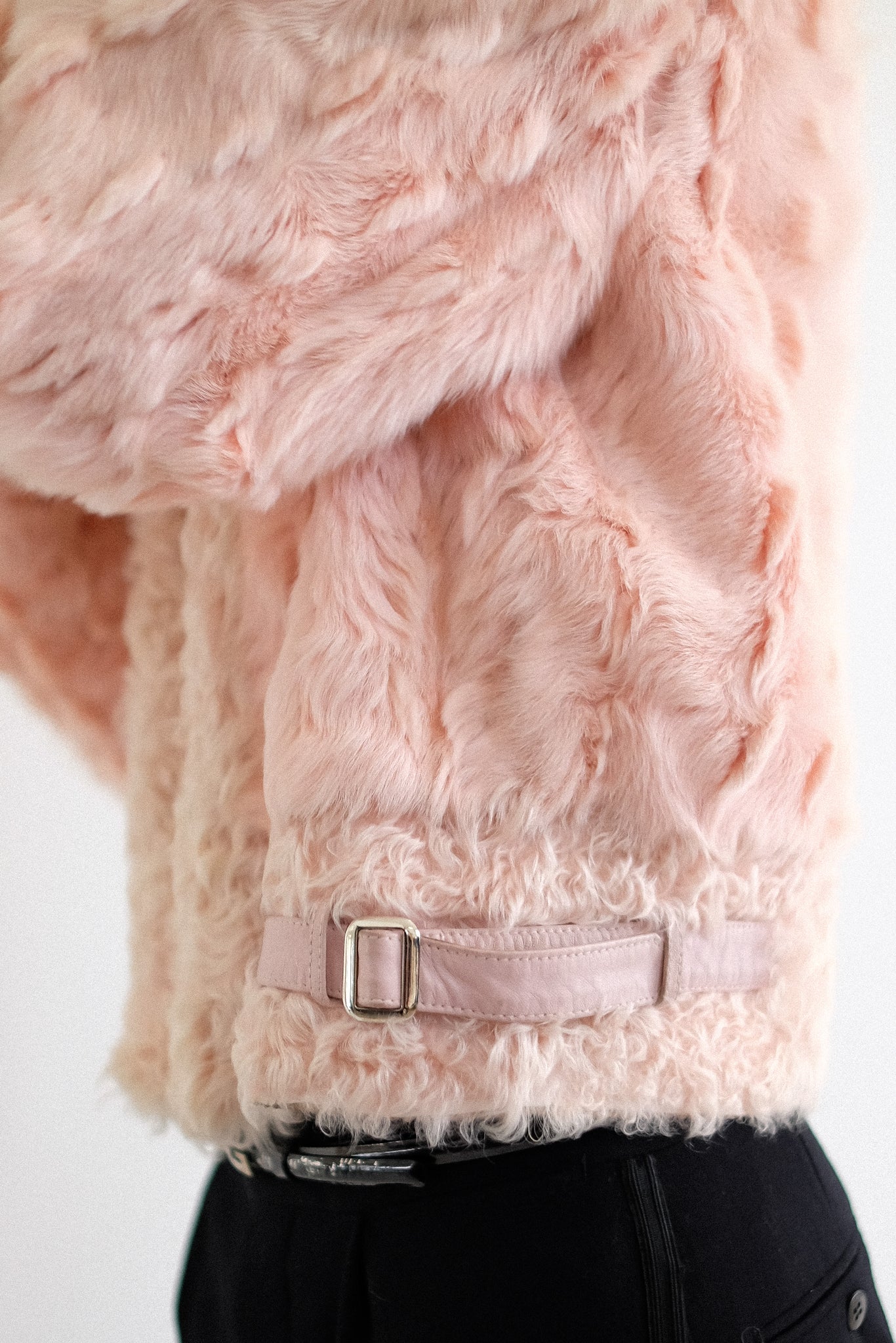 FUR JACKET IN PINK