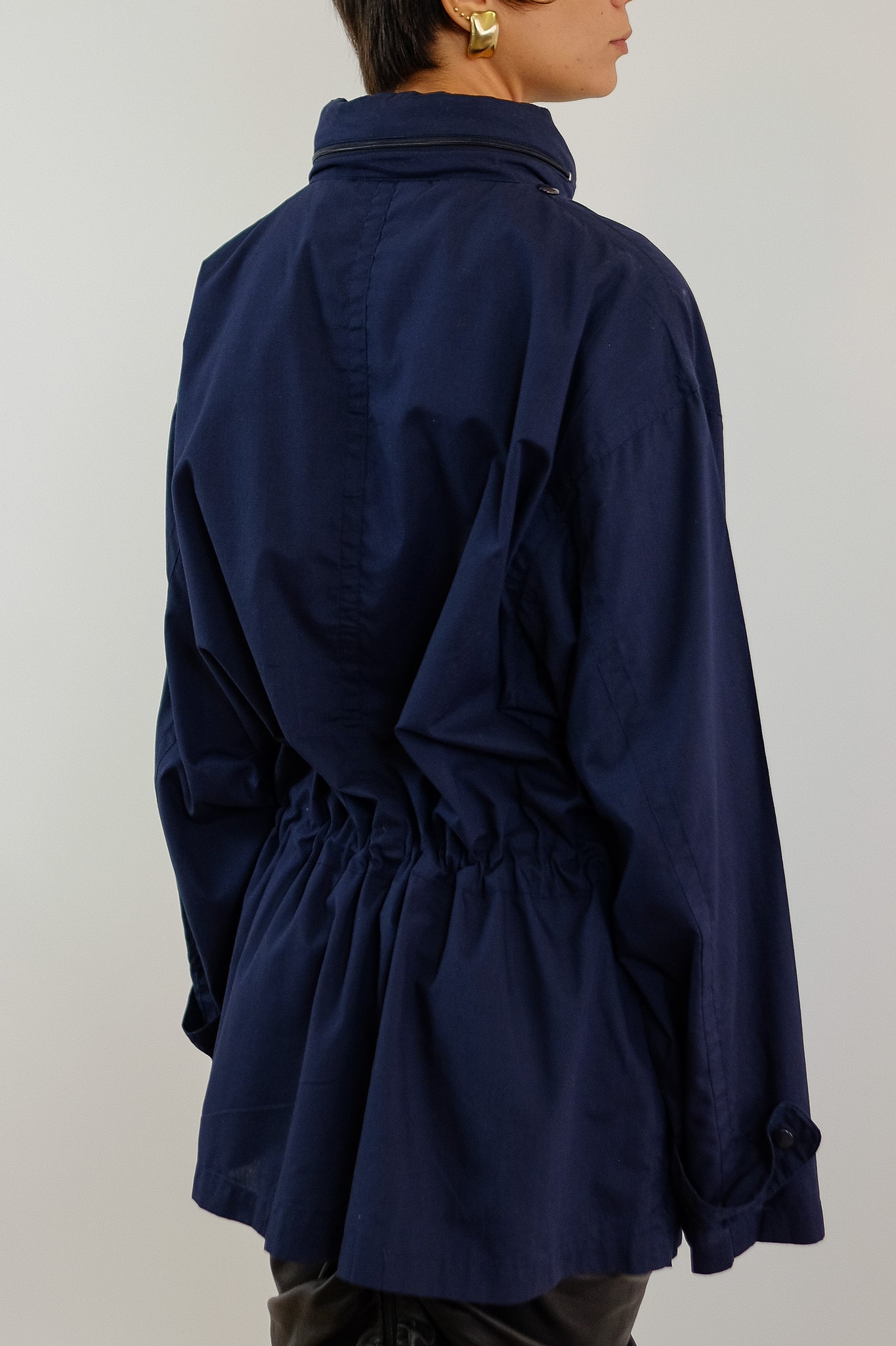 GIANFRANCO FERRE SINCH STORM JACKET IN NAVY