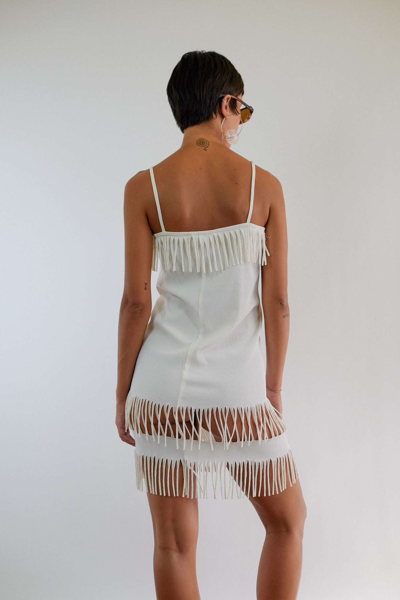 70S LORIS AZZARO PLAGE CUT-OUT DRESS