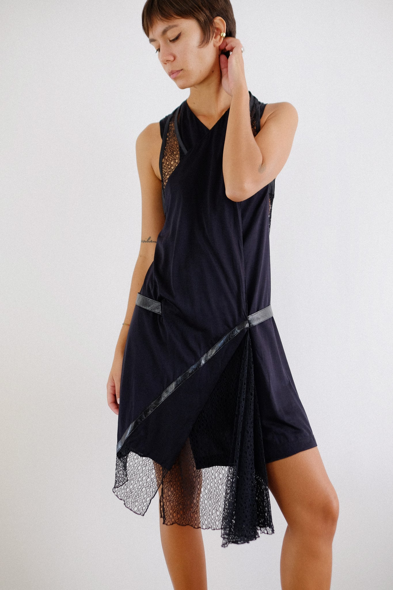 BALENCIAGA 2006 BY NICHOLAS GHESQUIERE DRESS IN BLACK