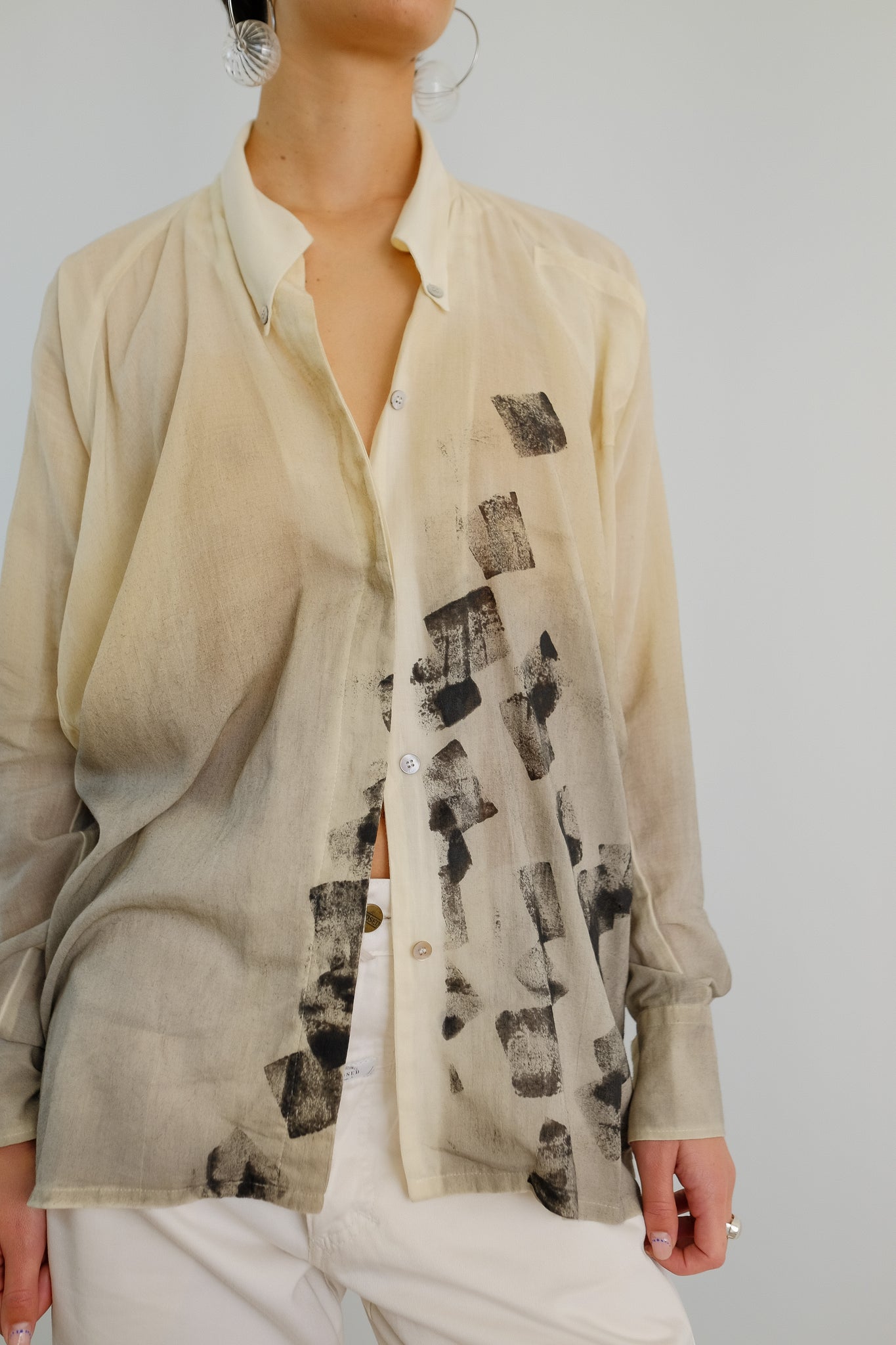 MALLONI PRINT SHIRT IN DEGRADÉ