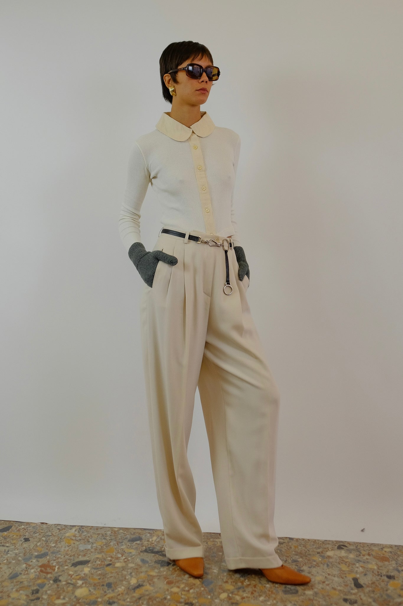 DEADSTOCK 70S RIB & CANVAS TOP - AVAILABLE IN WHITE & BLACK