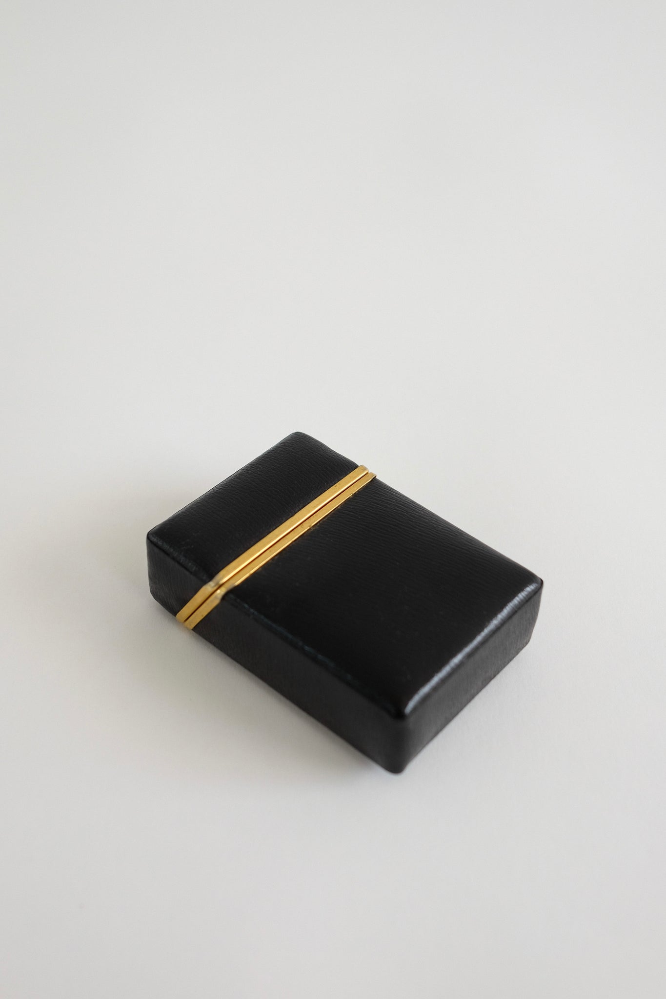 70S FRENCH CIGARETTE BOX IN BLACK
