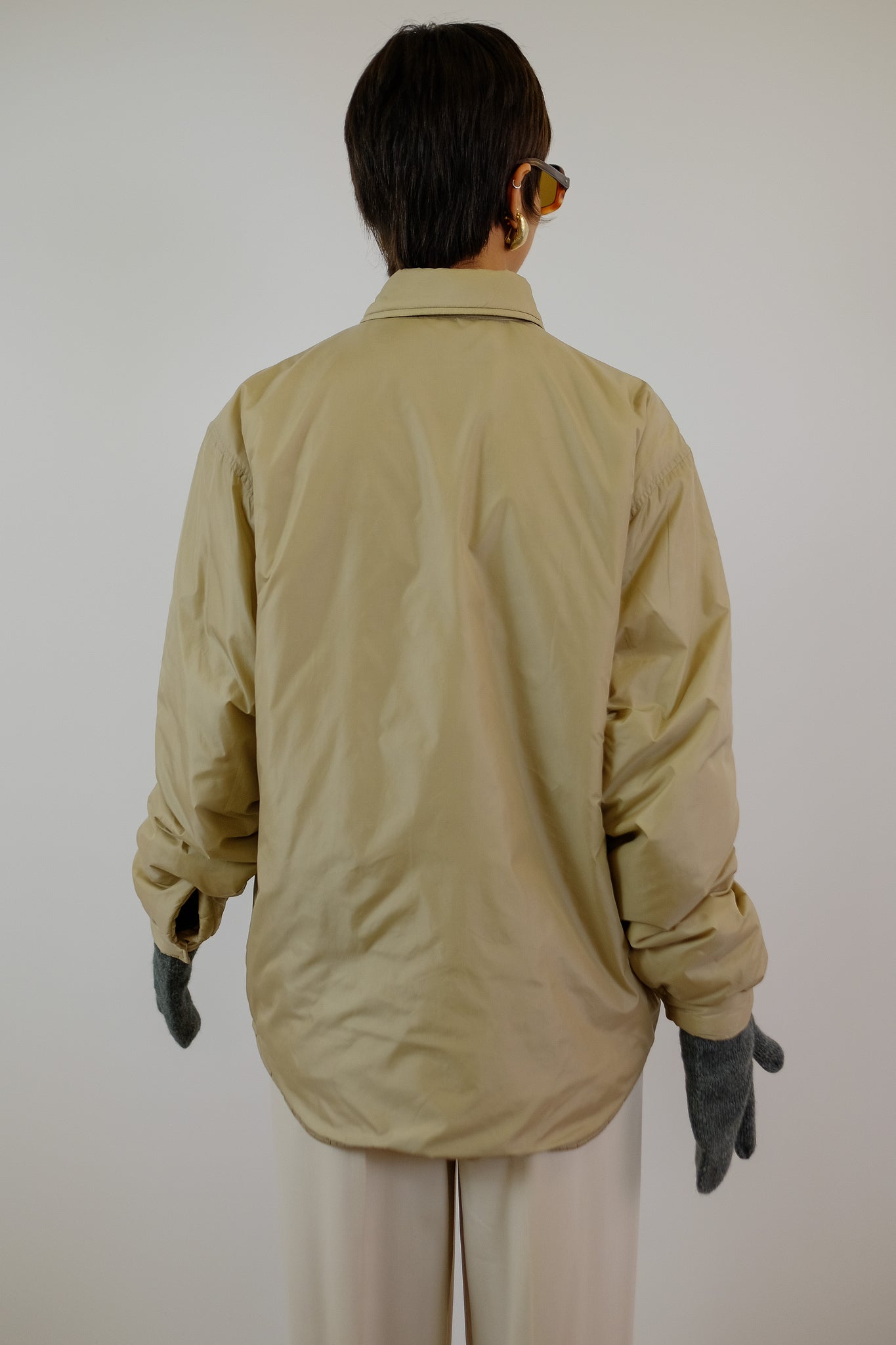 ASPESI THERMORE PADDED JACKET IN BEIGE