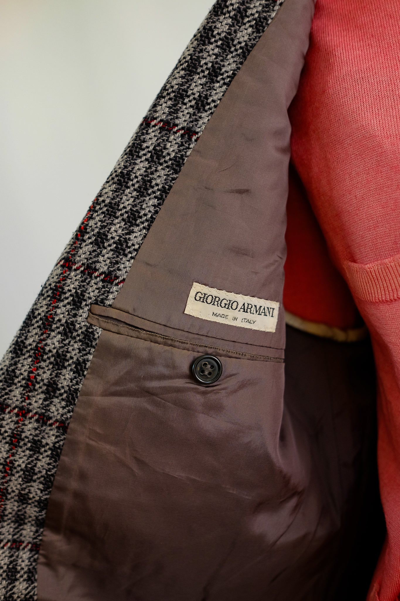 1980S GIORGIO ARMANI TWEED BLAZER