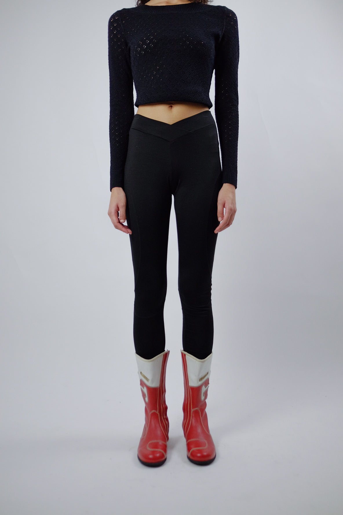 GUCCI SILK JERSEY LEGGINGS