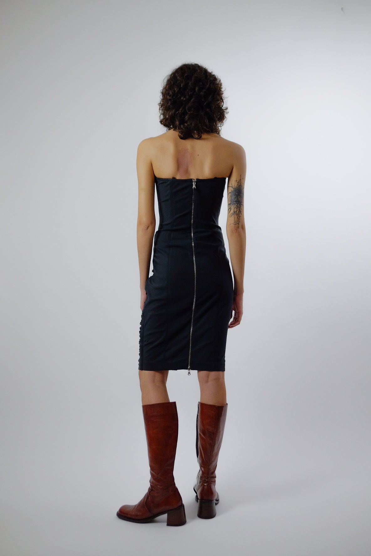 D&G RUCHED CORSET DRESS