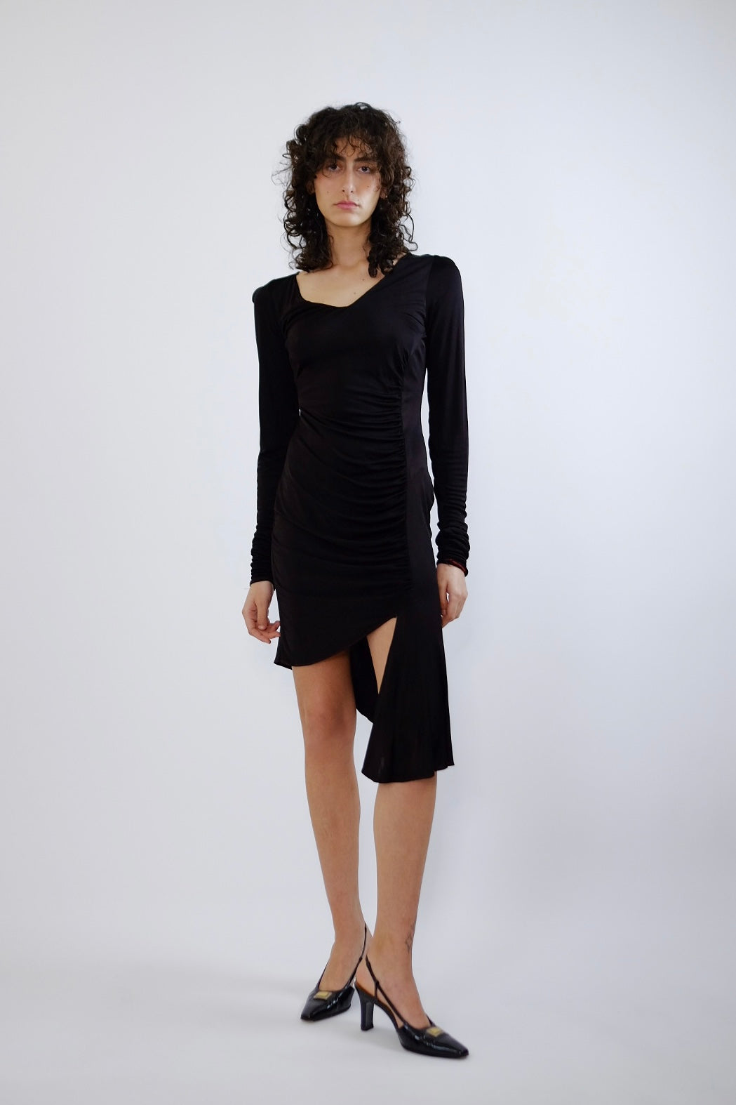 GAI MATTIOLO DRAPED DRESS