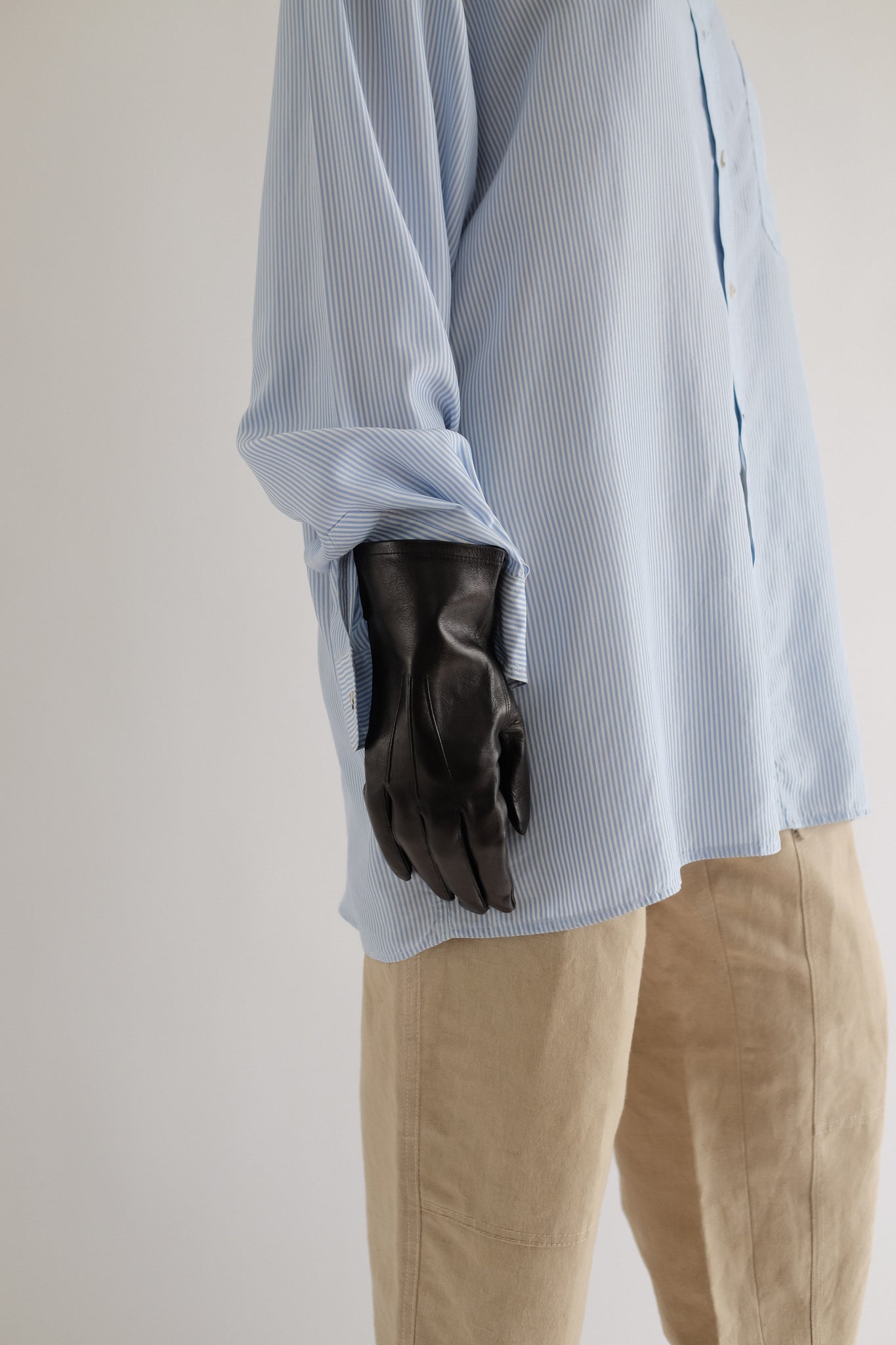 BLACK KID LEATHER GLOVES