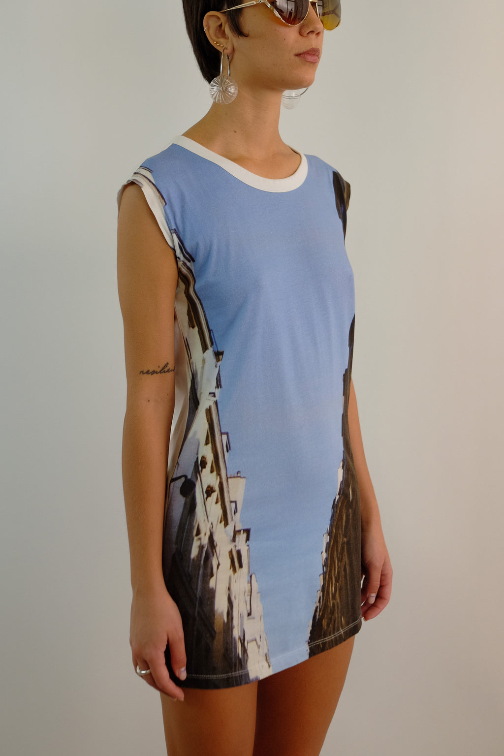 MARGIELA MM6 PARIS SKY DRESS