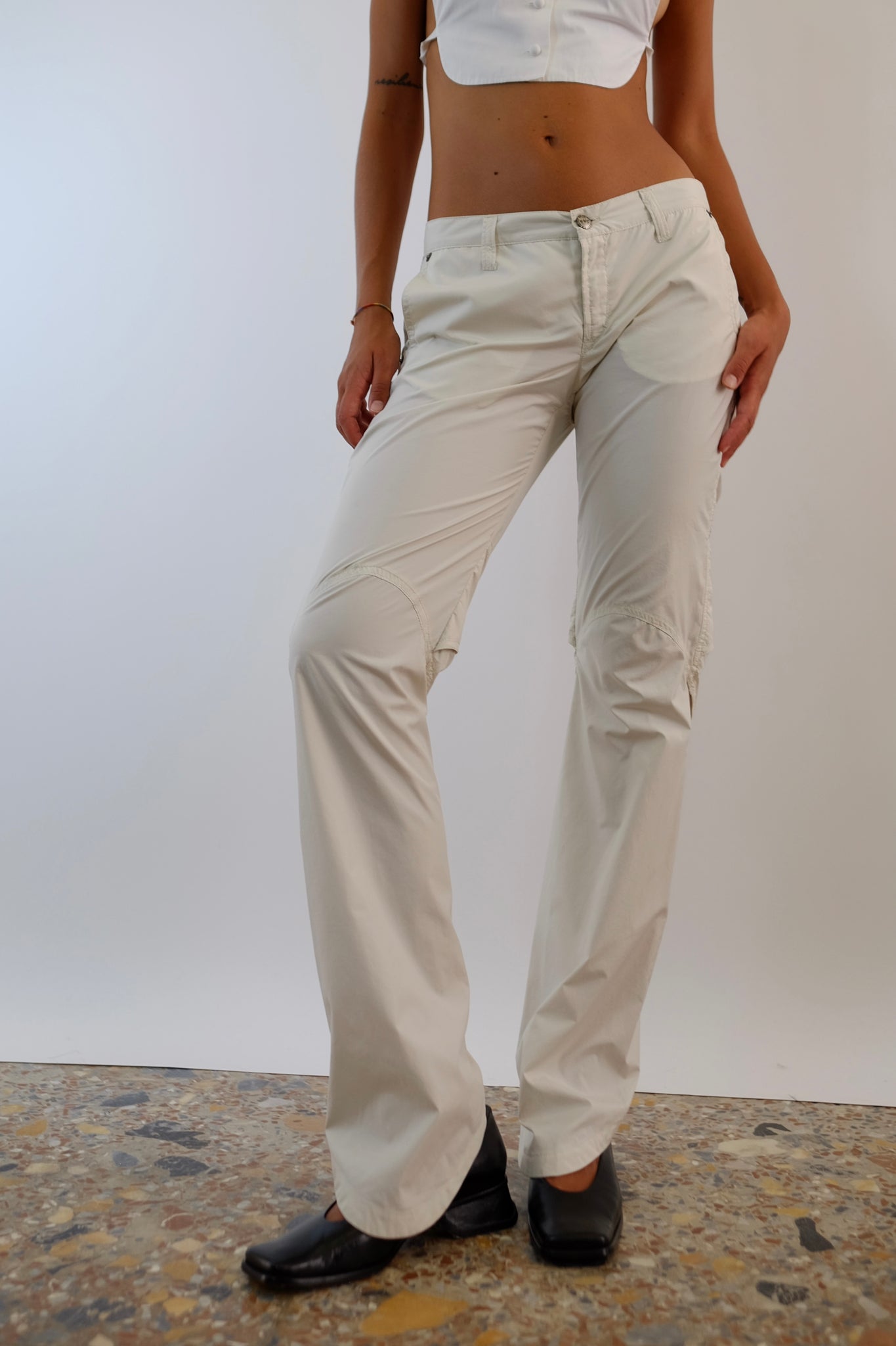 CNC NYLON ZIPPER PANTS