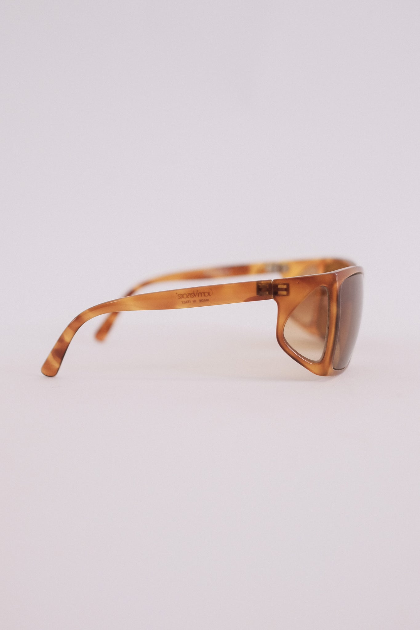 1980S GIANNI VERSACE SHADES IN TORT EFFECT - DEADSTOCK UNWORN
