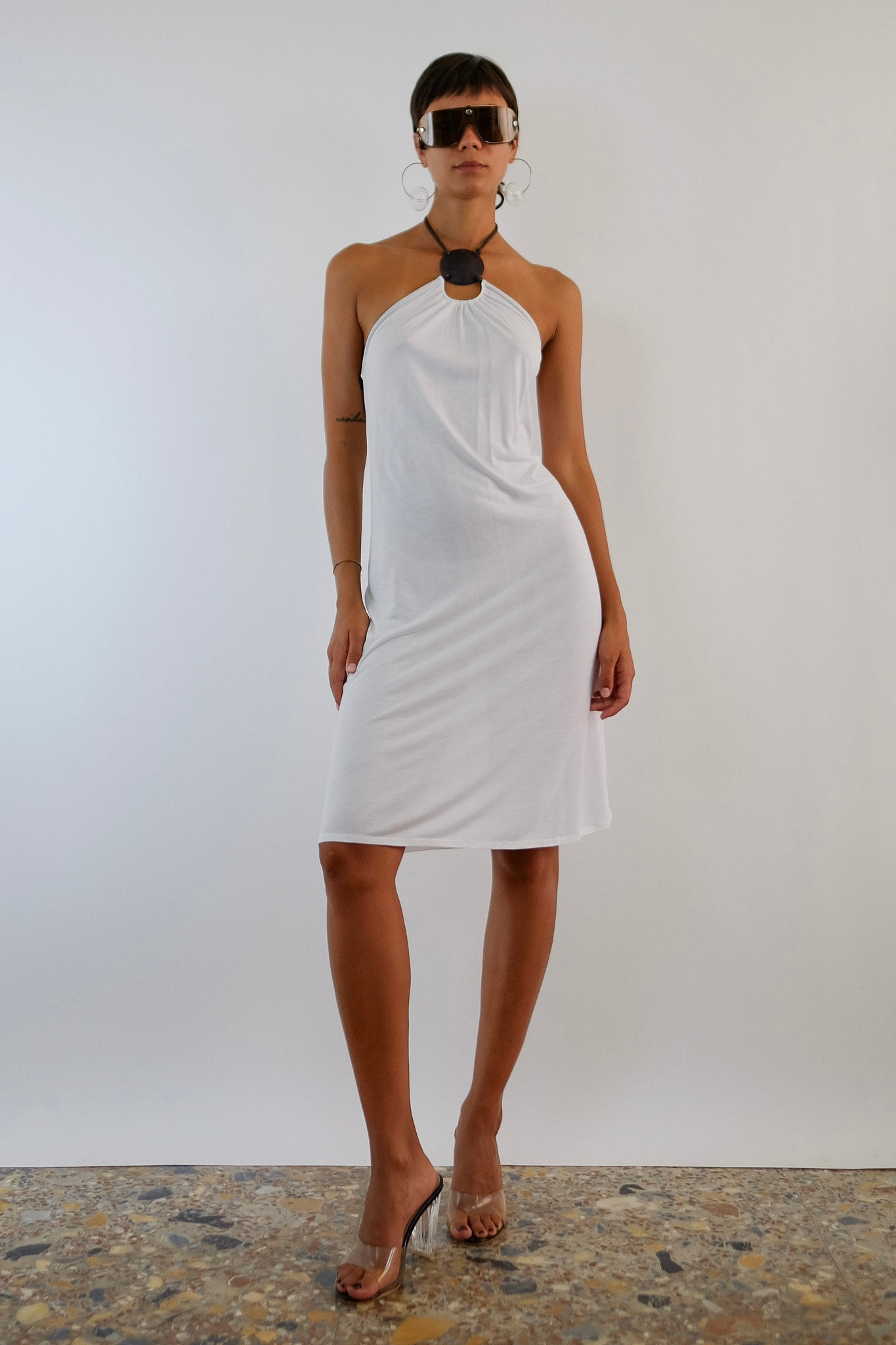 LA PERLA ORB HALTER DRESS