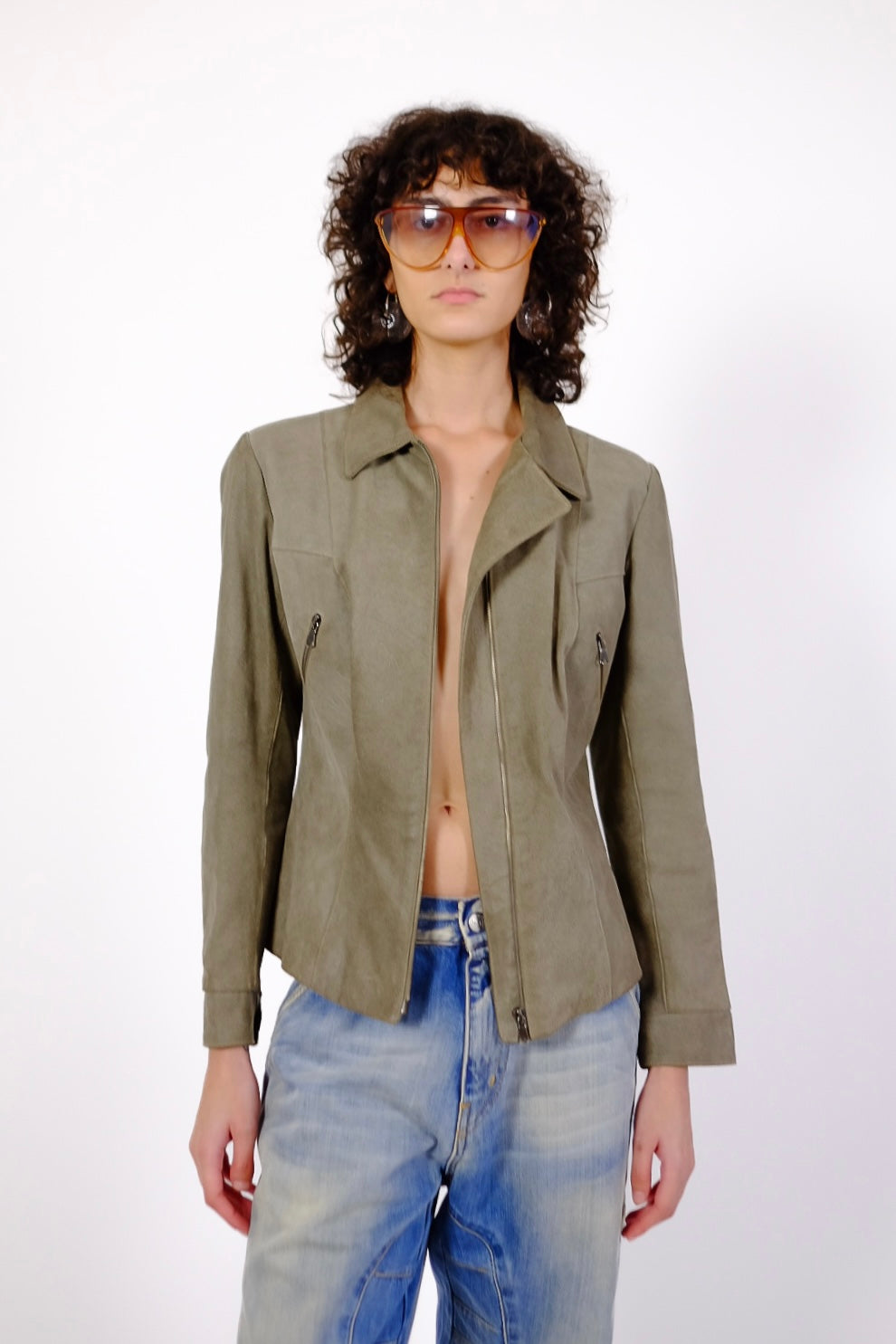 RAW SUEDE LEATHER JACKET