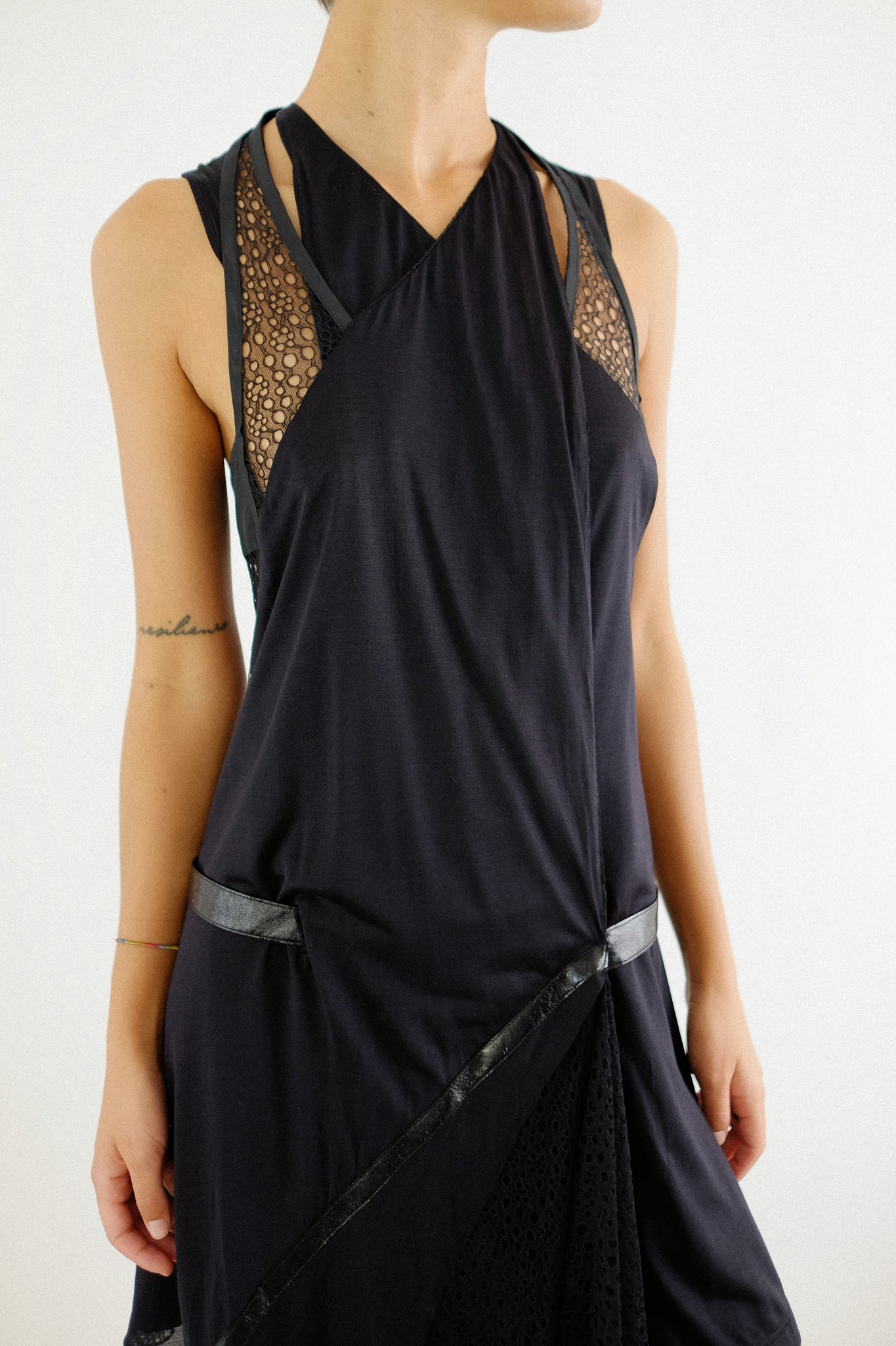 BALENCIAGA 2006 BY NICHOLAS GHESQUIERE DRESS IN BLACK