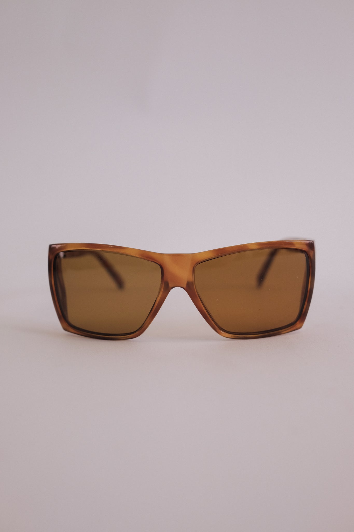 1980S GIANNI VERSACE SHADES IN TORT EFFECT - DEADSTOCK UNWORN