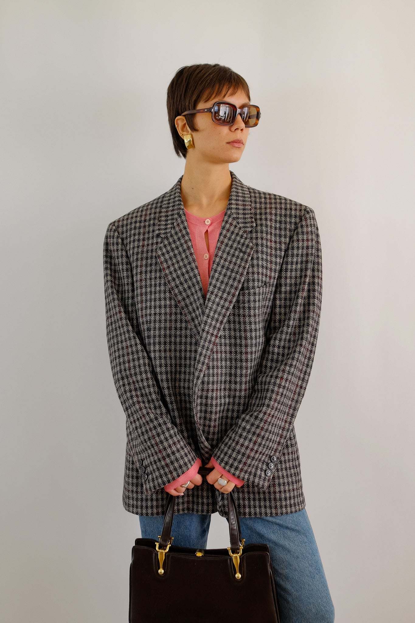 1980S GIORGIO ARMANI TWEED BLAZER