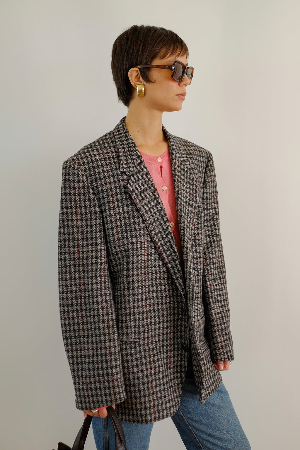 1980S GIORGIO ARMANI TWEED BLAZER