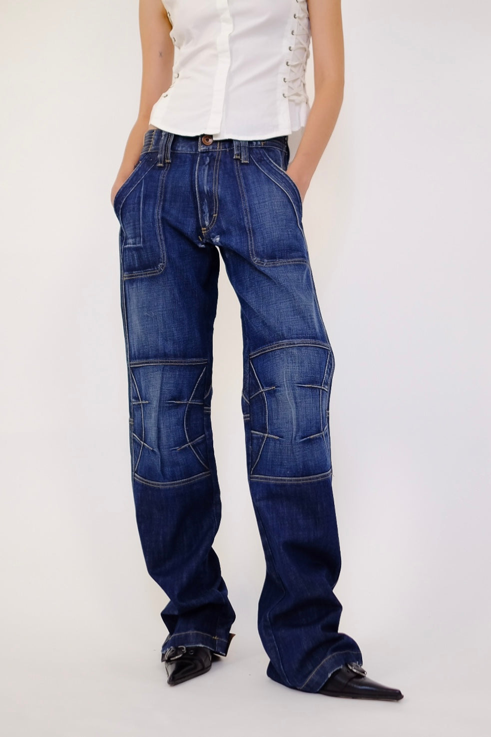 TECHNICAL DENIM JEANS