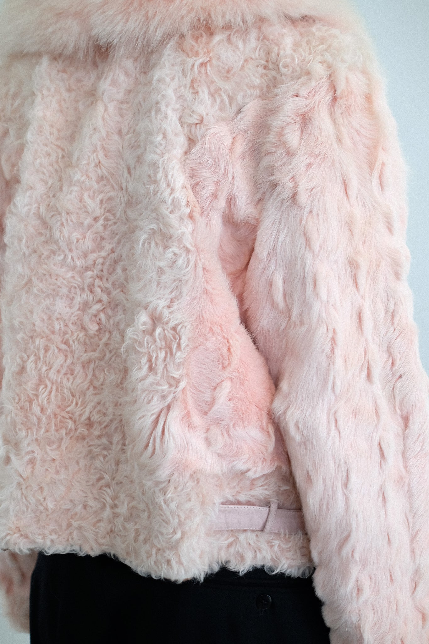 FUR JACKET IN PINK