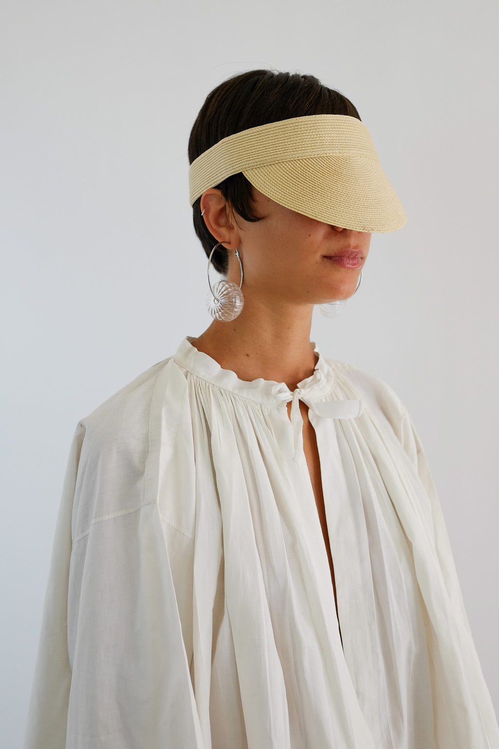 1980S SPEPHEN JONES JONESBOY SUN VISOR IN STRAW