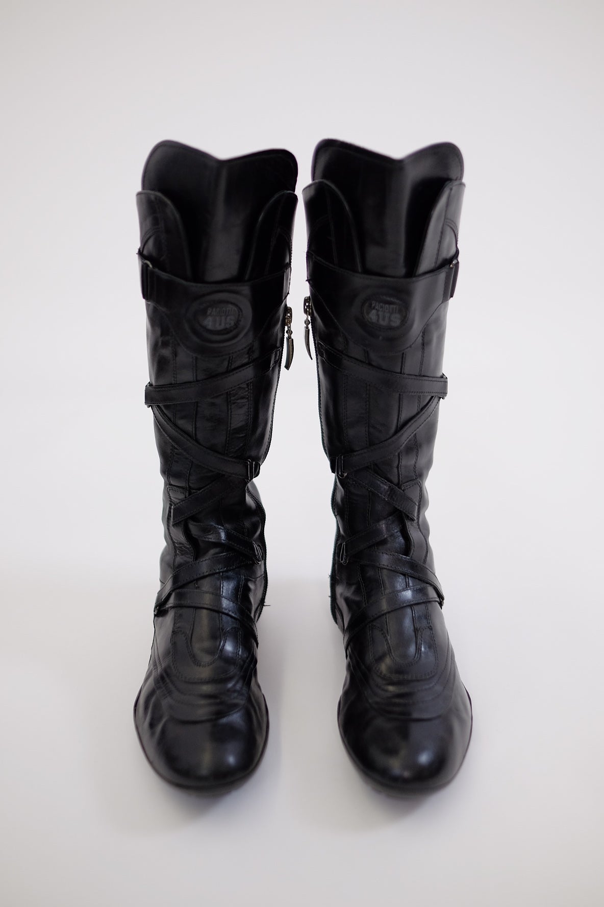 PACIOTTI CROSS STRAP MOTO BOOTS