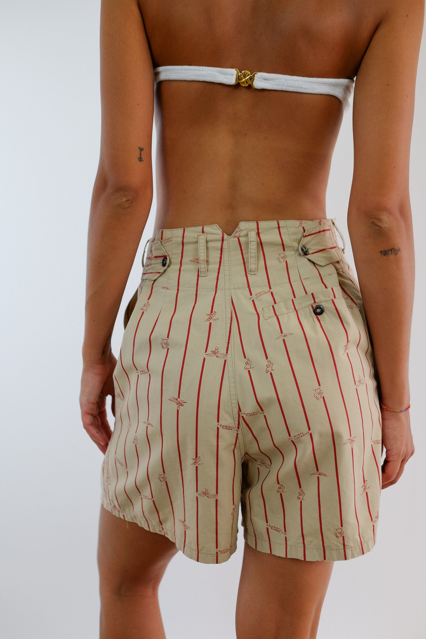 1970S PARFOIS SHORTS IN PRINTED COTTON