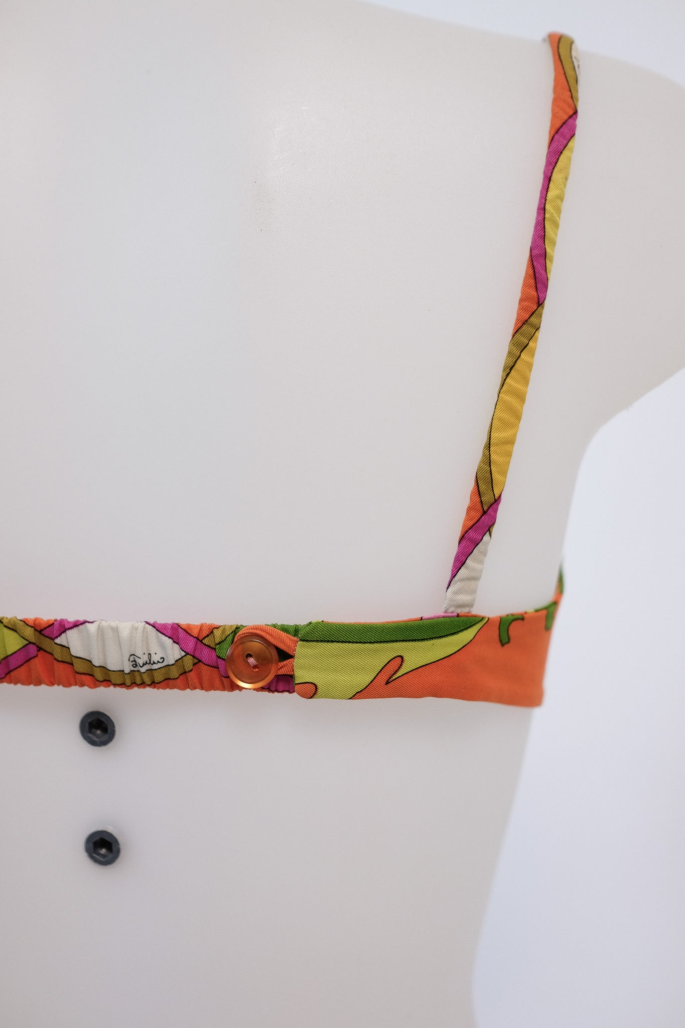 EMILIO PUCCI 1968 DOCUMENTED COLLECTION SET IN PRINTED COTTON