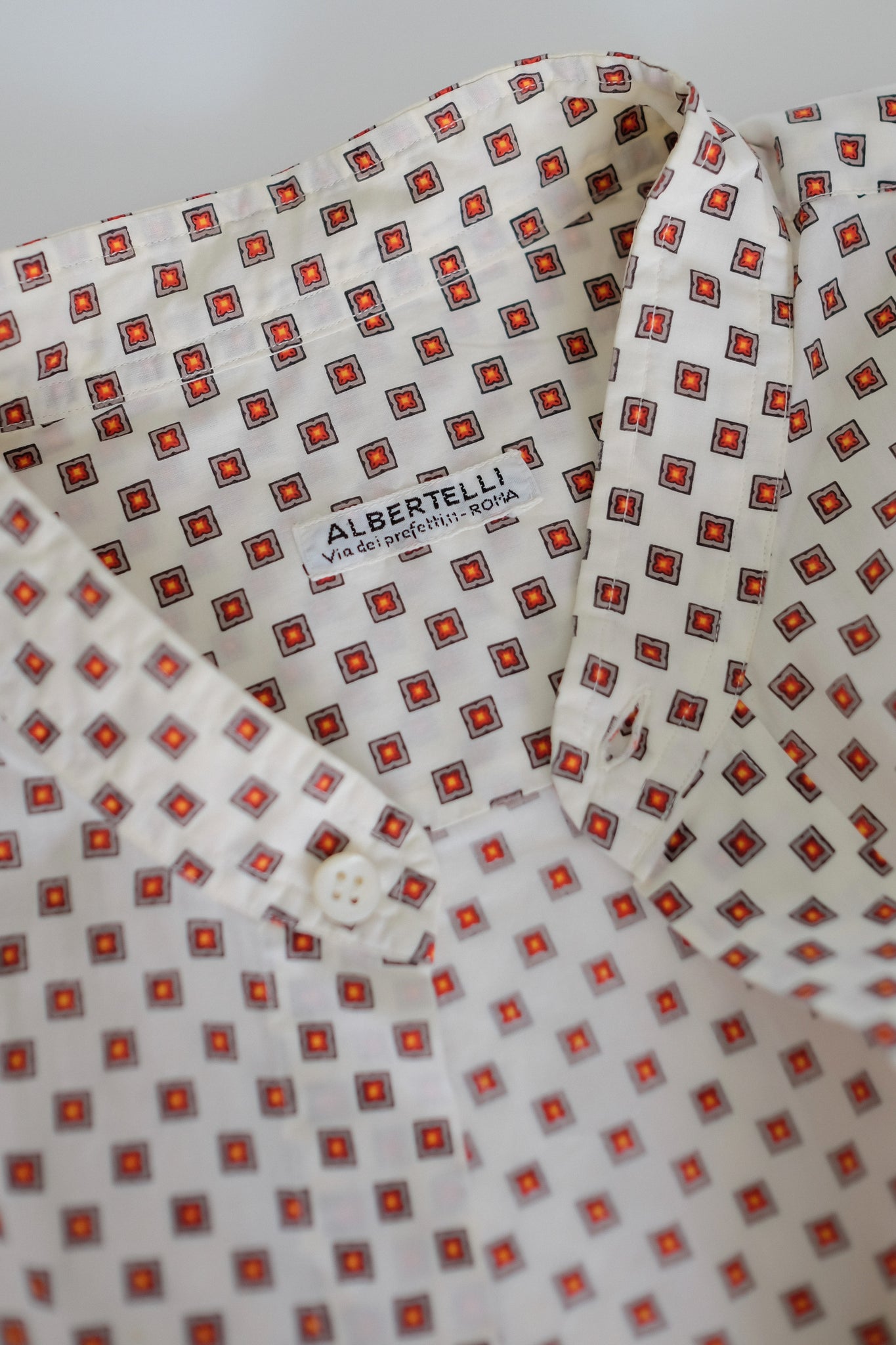1970S ALBERTELLI OF ROME SHIRT DRESS