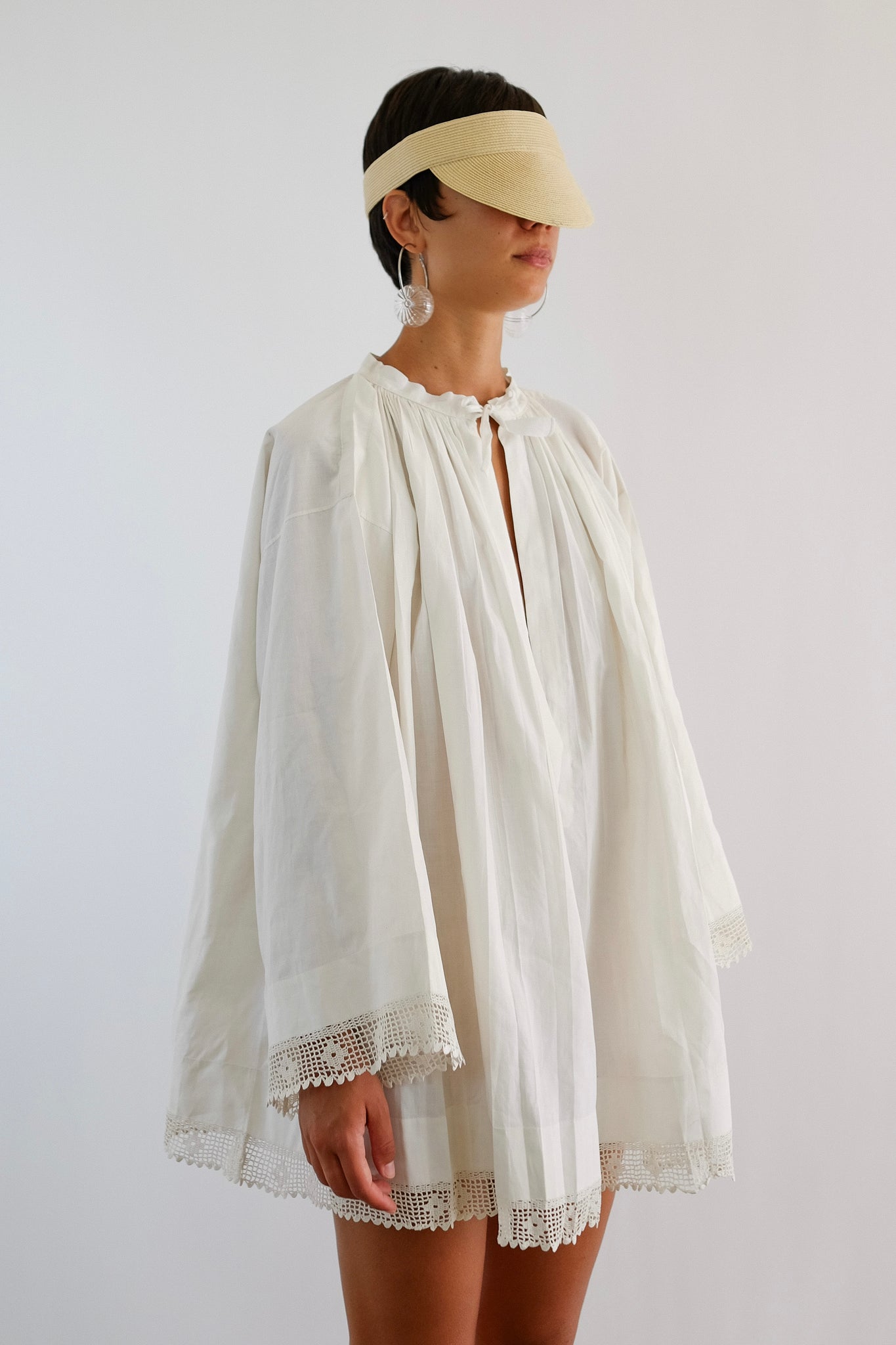 1900S ANTIQUE BRODERIE SHIRT