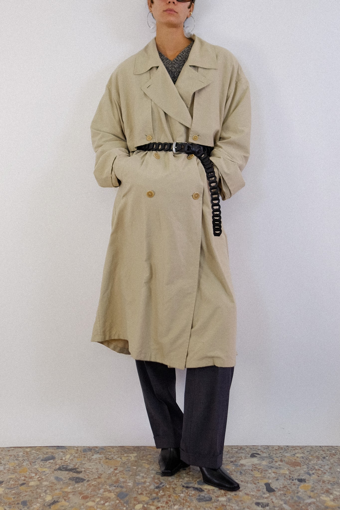 MARELLA TRENCH COAT IN BEIGE
