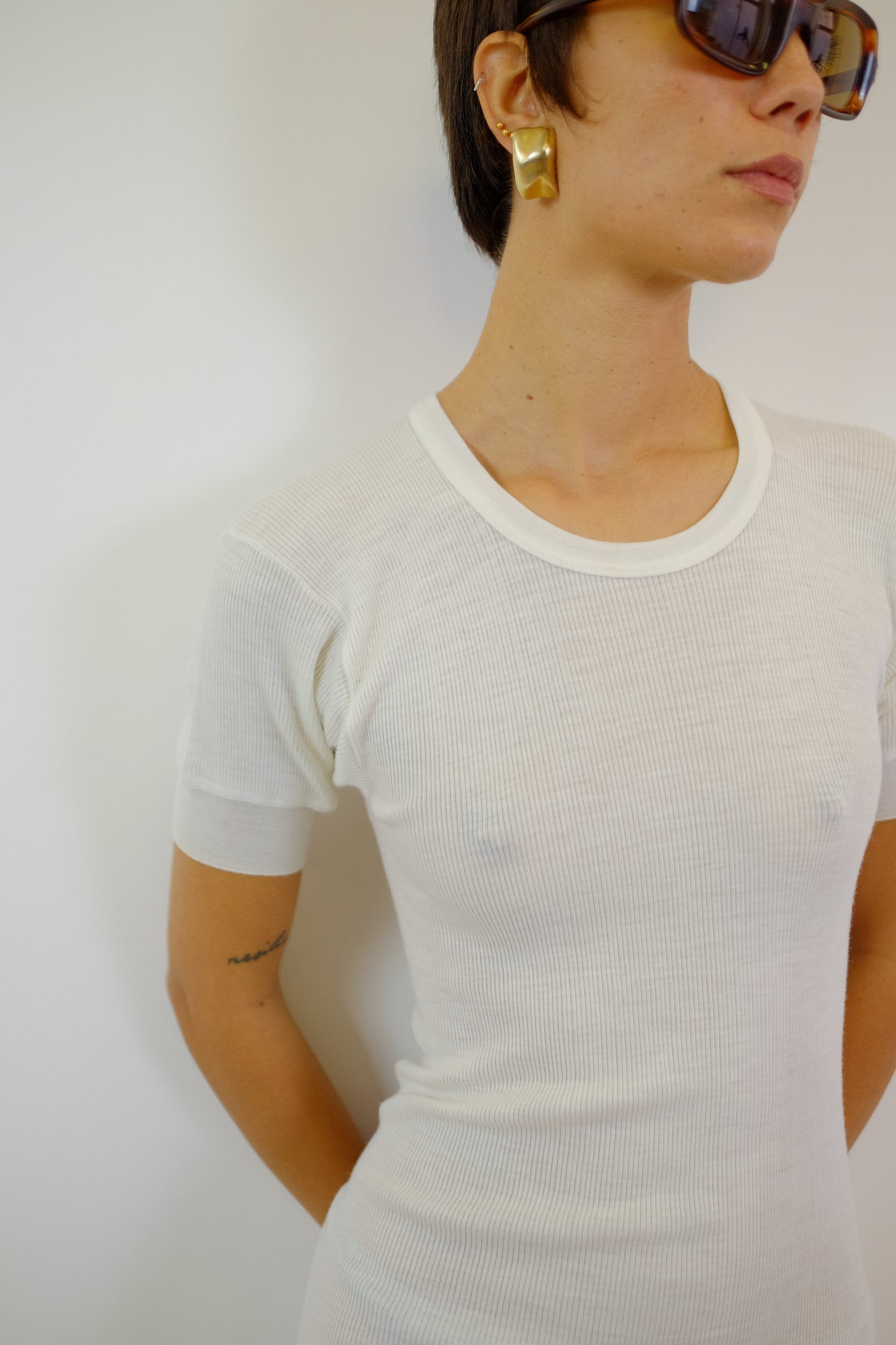 LIABEL VINTAGE BASIC RIBBED T-DRESS