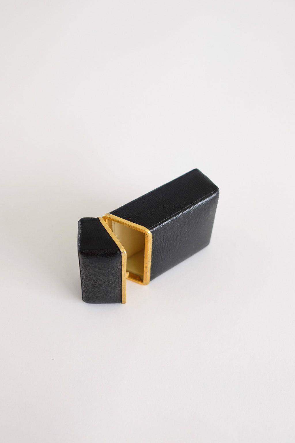 70S FRENCH CIGARETTE BOX IN BLACK