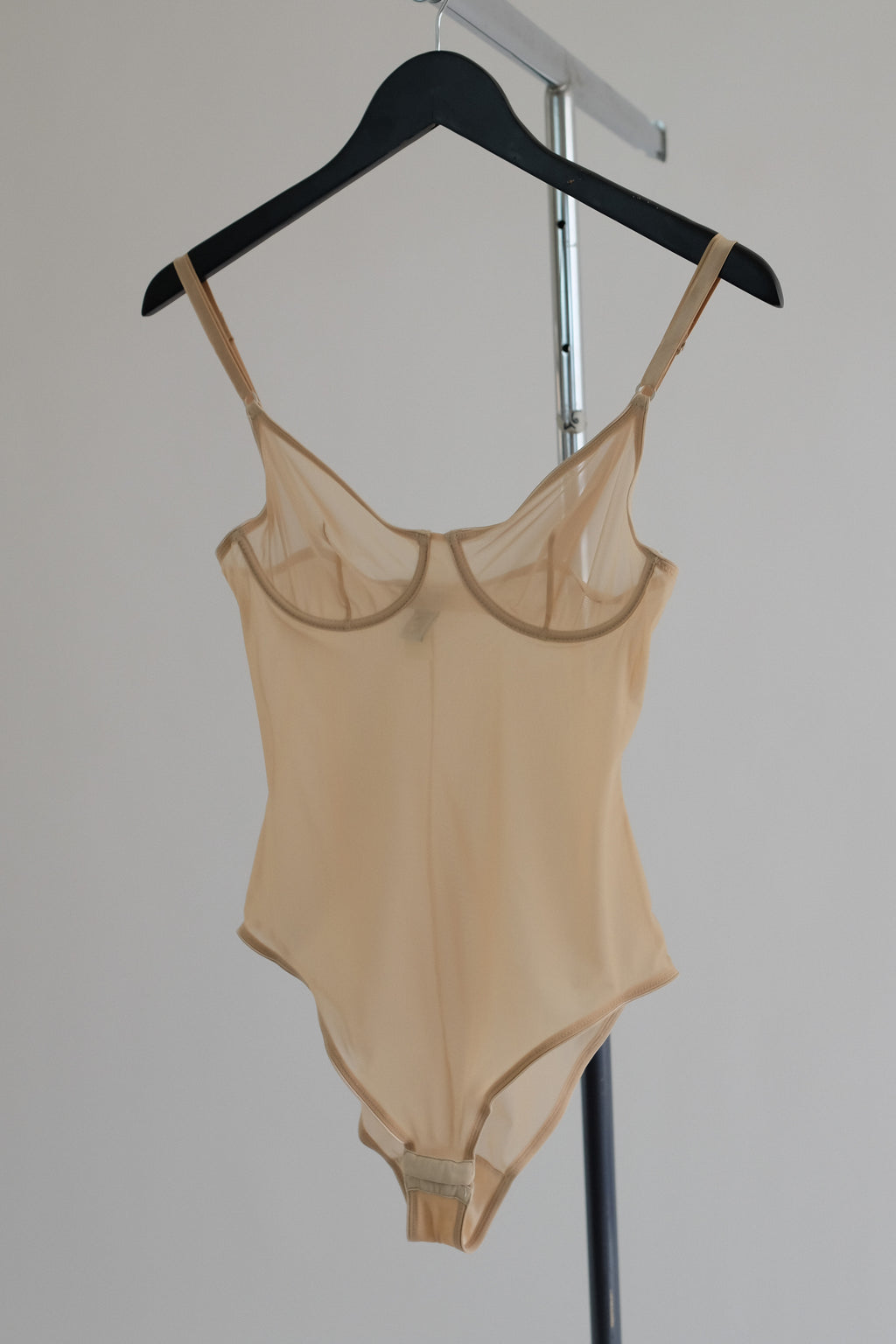 DOLCE AND GABBANA MESH BODY IN NUDE
