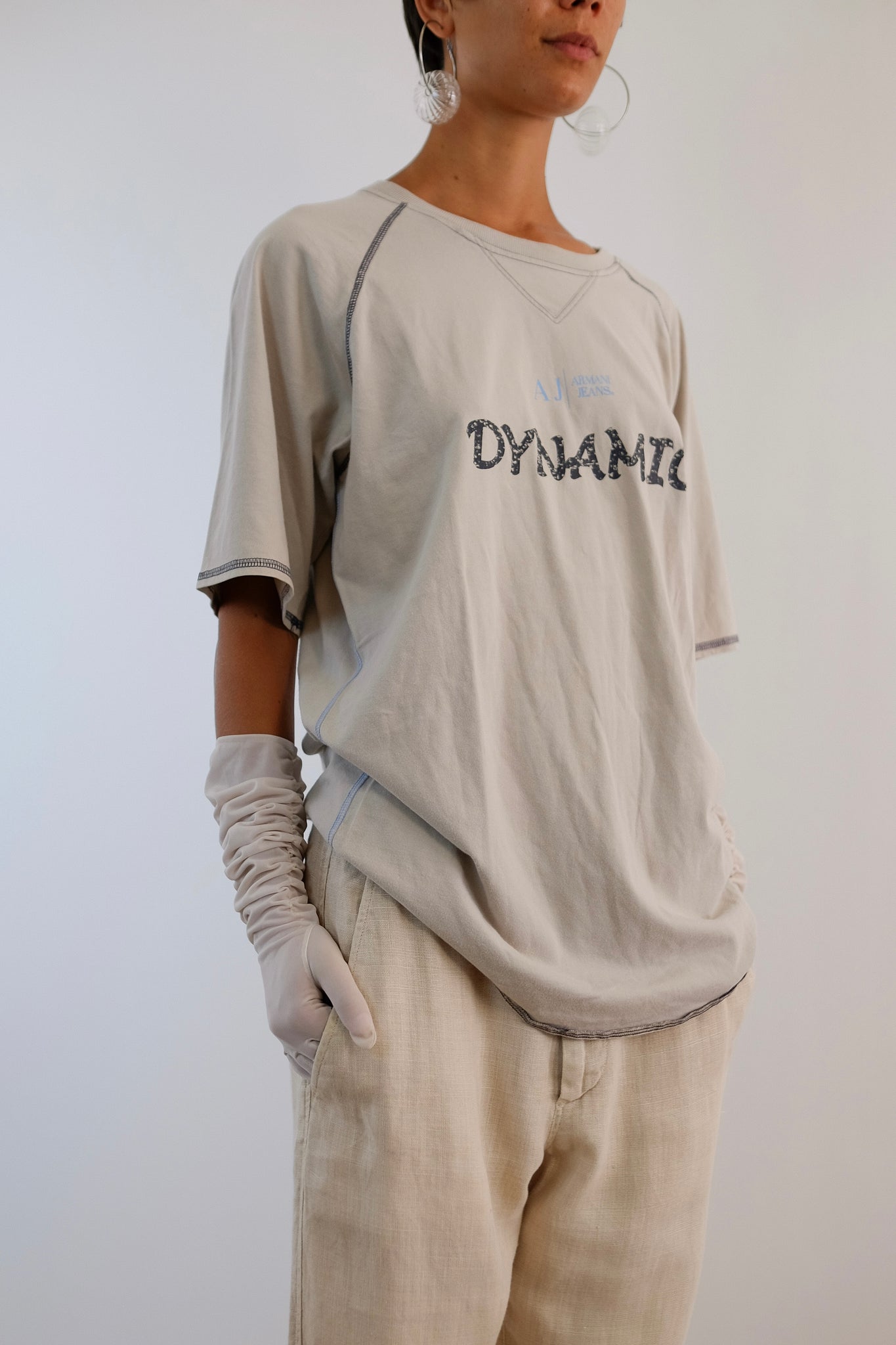 ARMANI JEANS DYNAMIC-ORGANIC T IN COTTON JERSEY