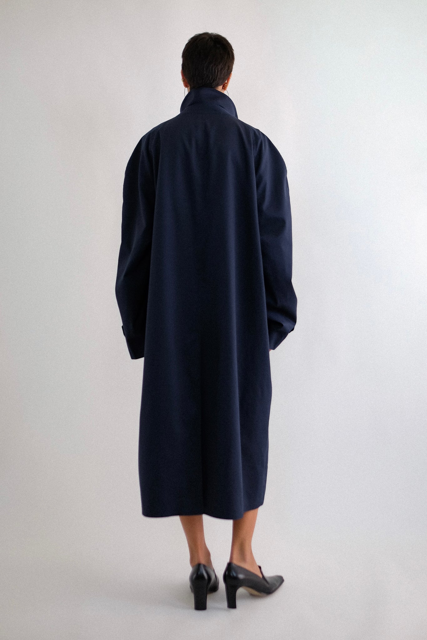 OTT &  HEINEMANN VINTAGE TRENCH IN NAVY