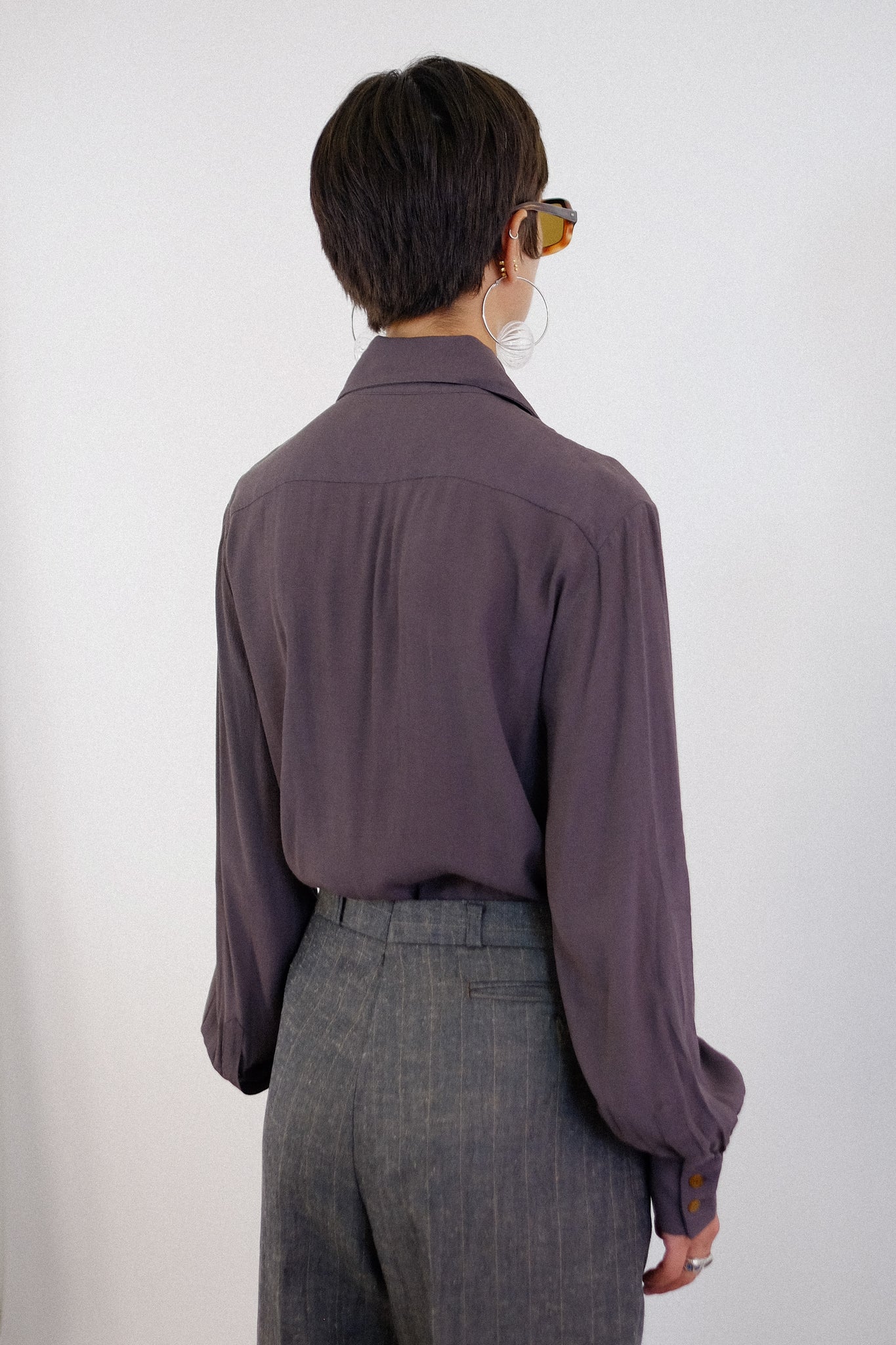 VIVIENNE WESTWOOD BUNNY SHIRT IN DARK LAVENDER