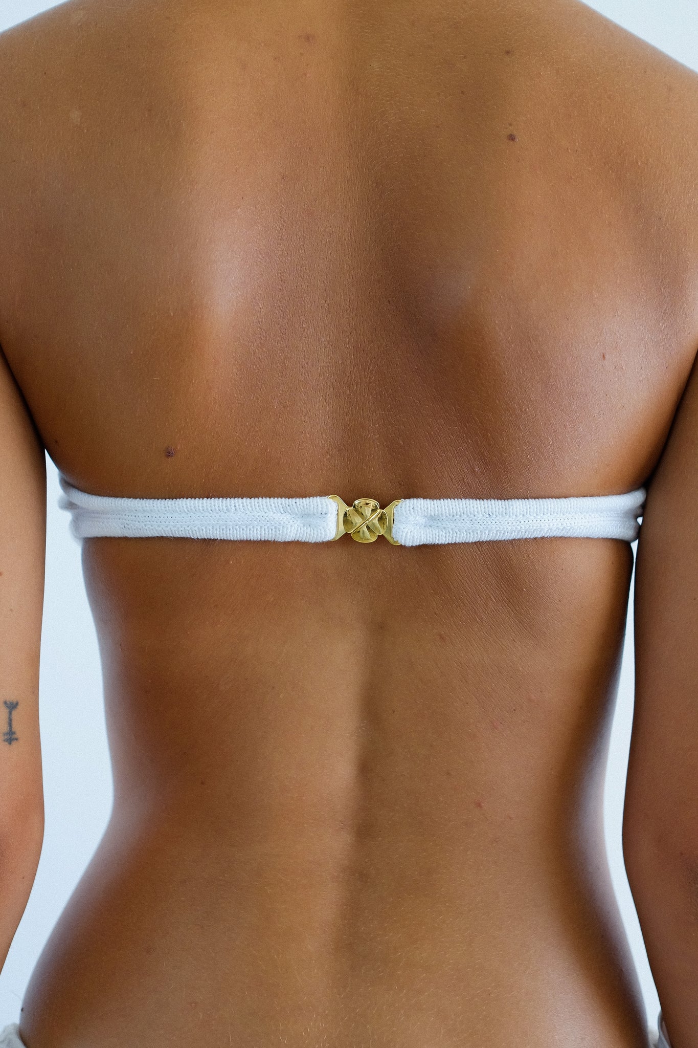 1980s SEMPLICE KNITTED BEACHWEAR WITH SNAKESKIN APPLIQUÉS