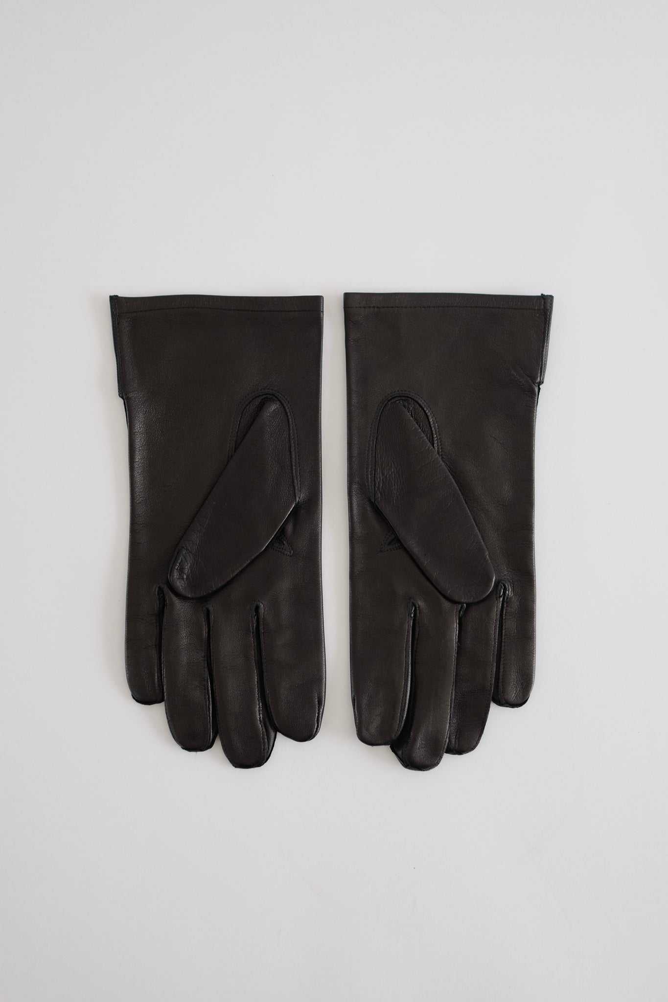 BLACK KID LEATHER GLOVES