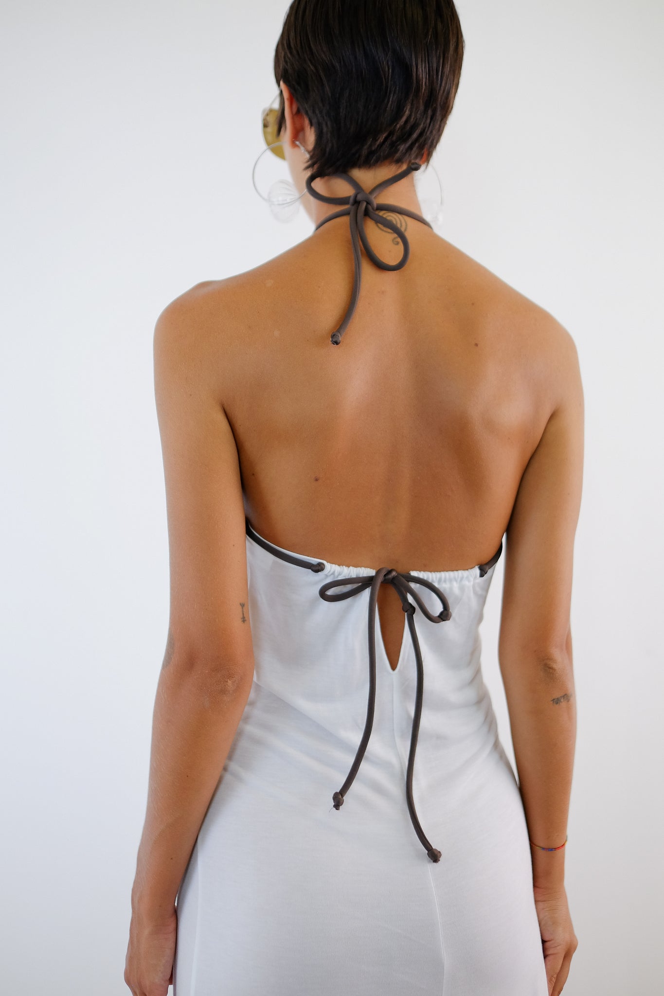 LA PERLA ORB HALTER DRESS