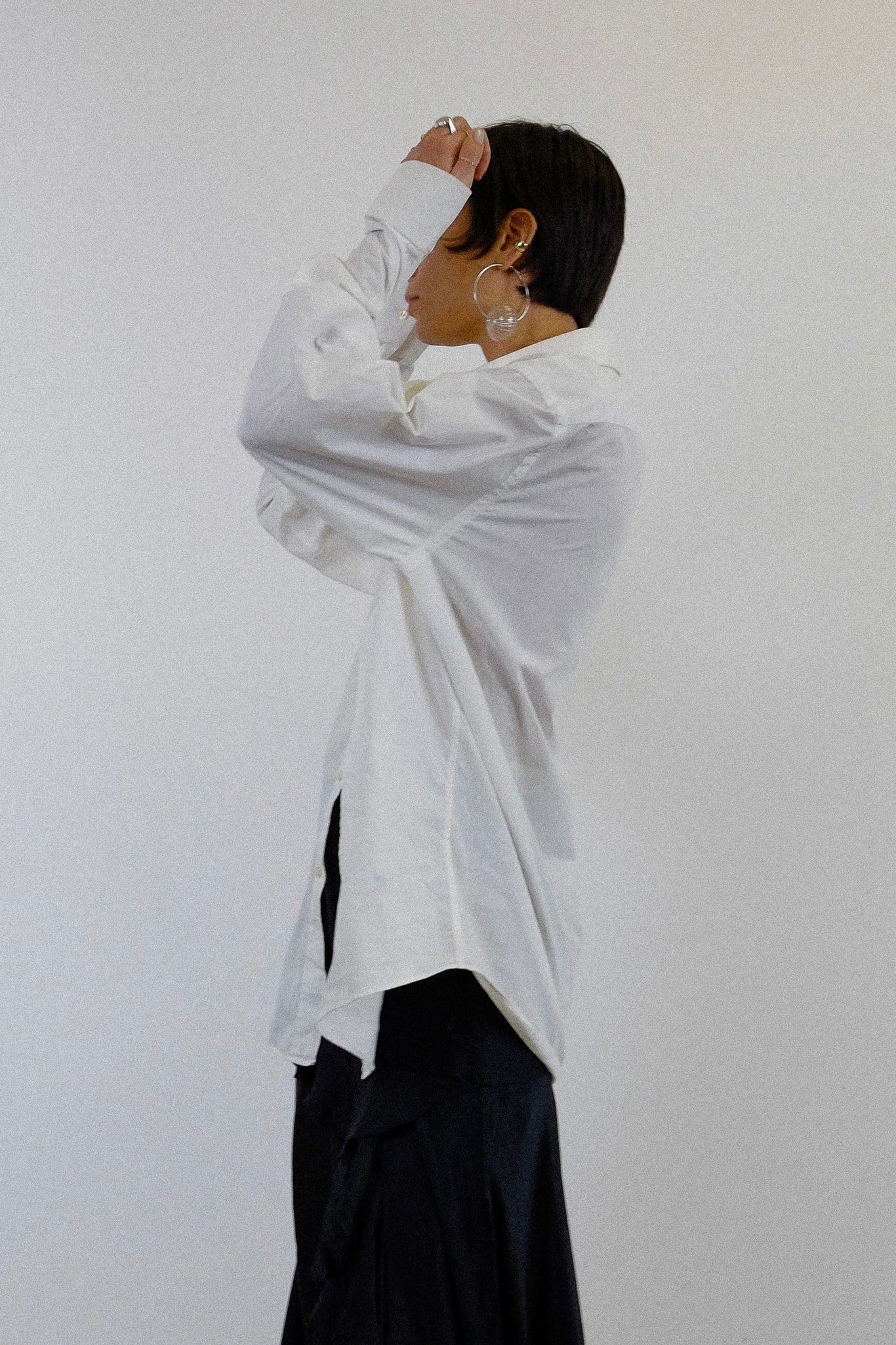 CHRISTIAN DIOR MONOGRAM COTTON SHIRT IN WHITE