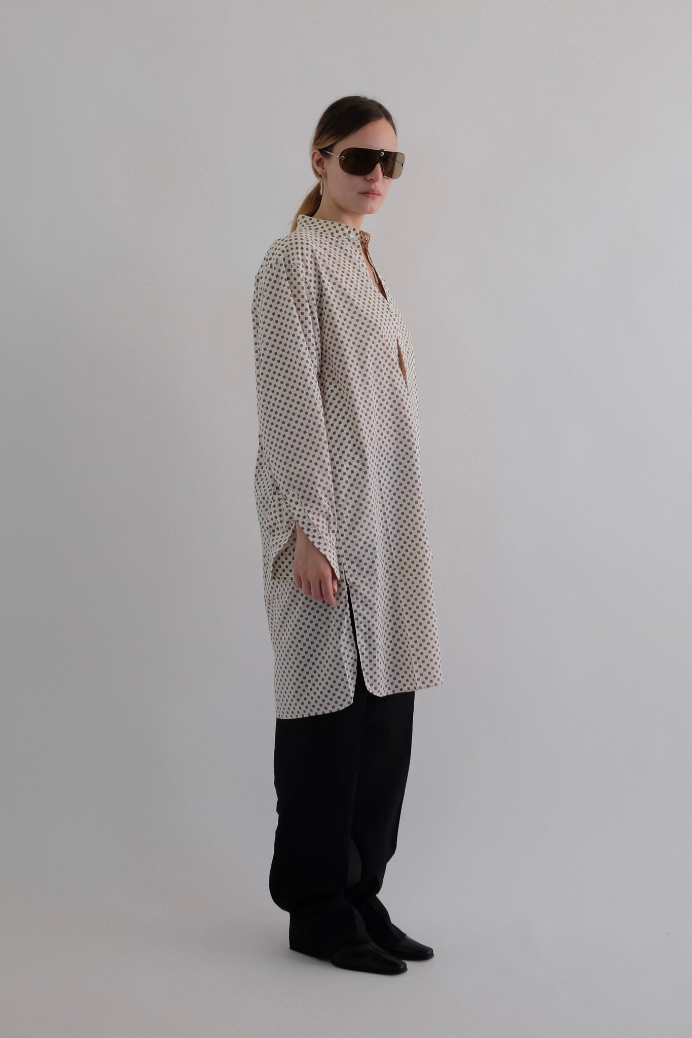 1970S ALBERTELLI OF ROME SHIRT DRESS